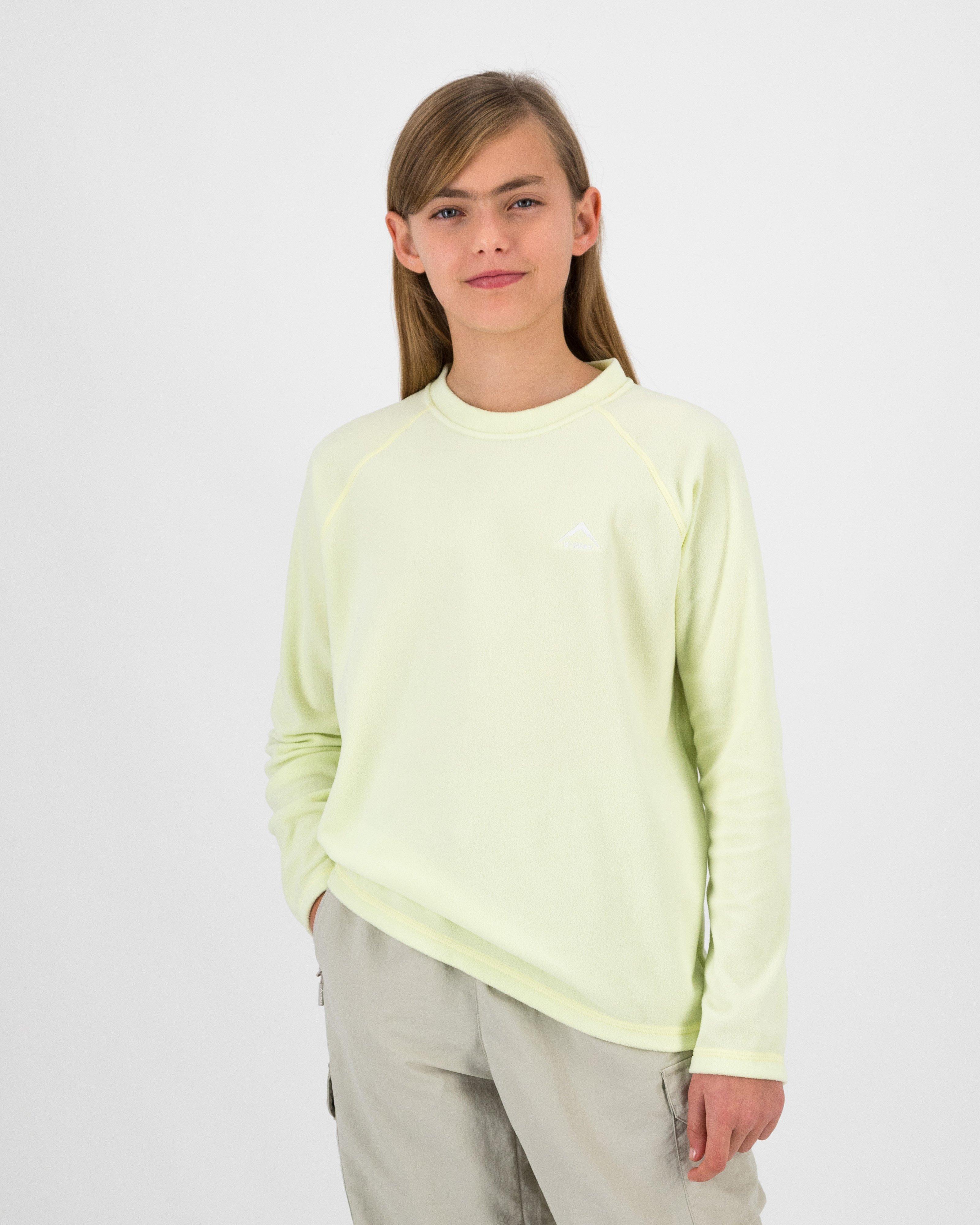 K-Way Youth ECO Hawk Crewneck Fleece Top -  Lime