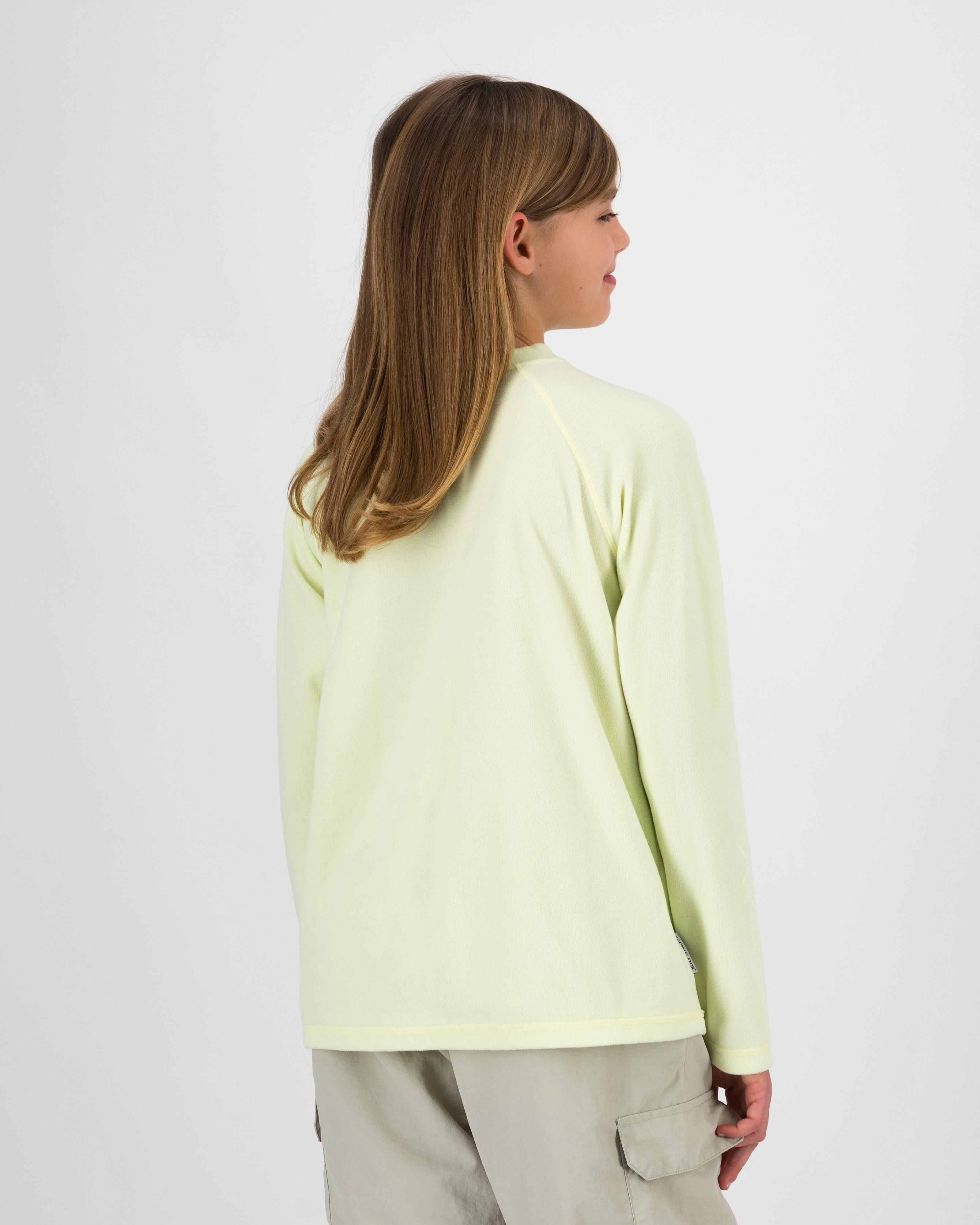 K-Way Youth ECO Hawk Crewneck Fleece Top -  Lime