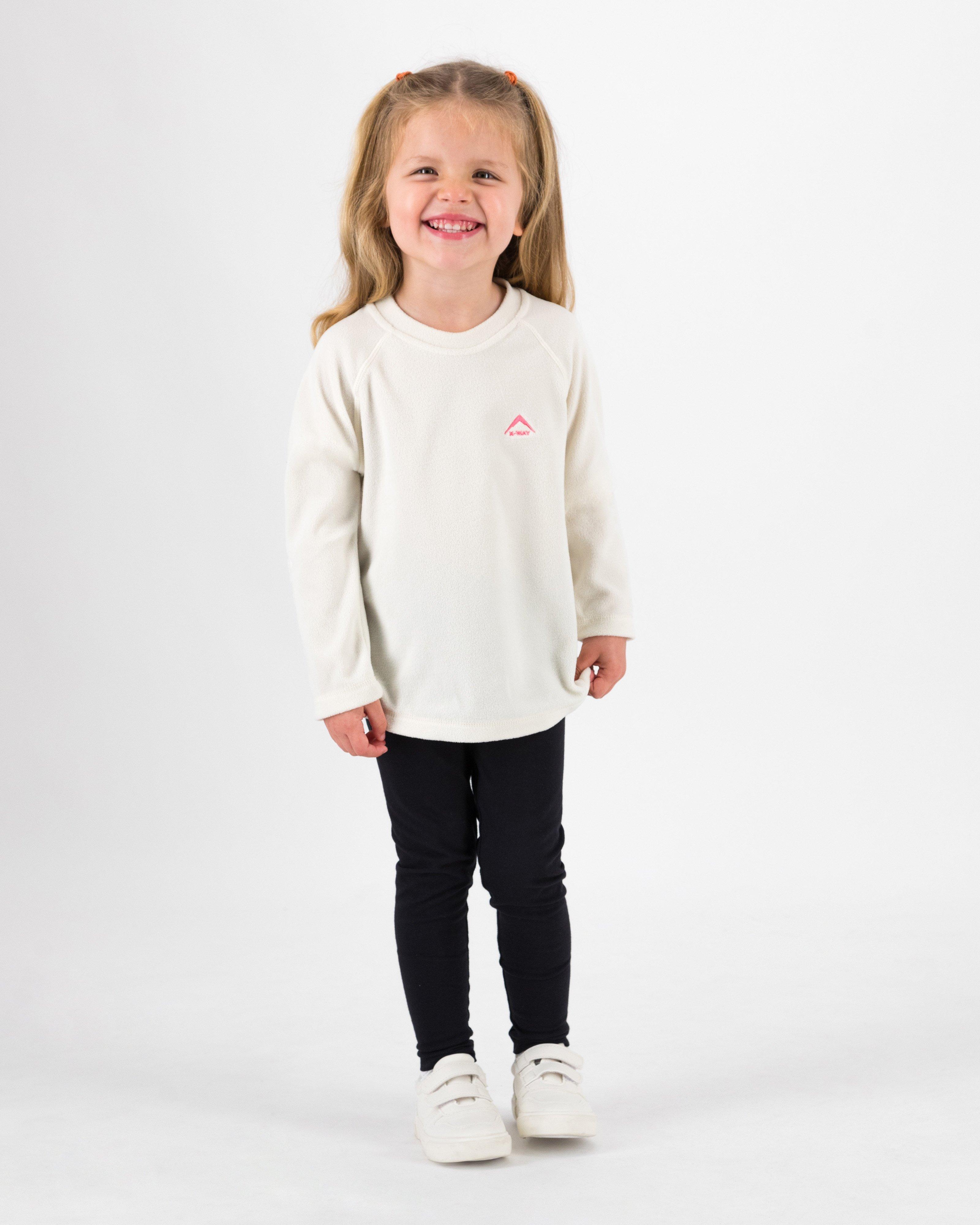 K-Way Kids Girls' Hawk ECO Fleece Top -  Milk