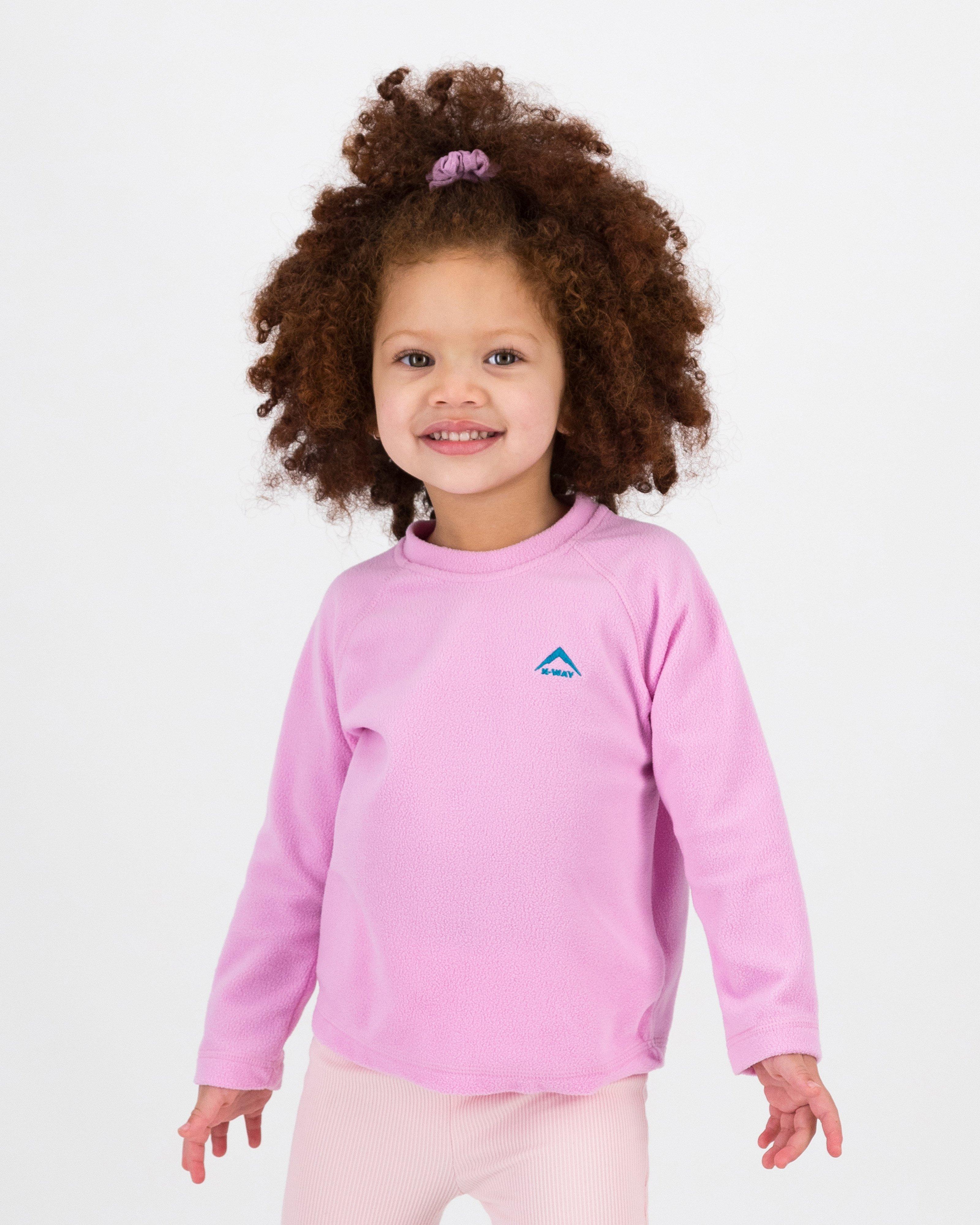 K-Way Kids Girls' Hawk ECO Fleece Top -  Flamingo