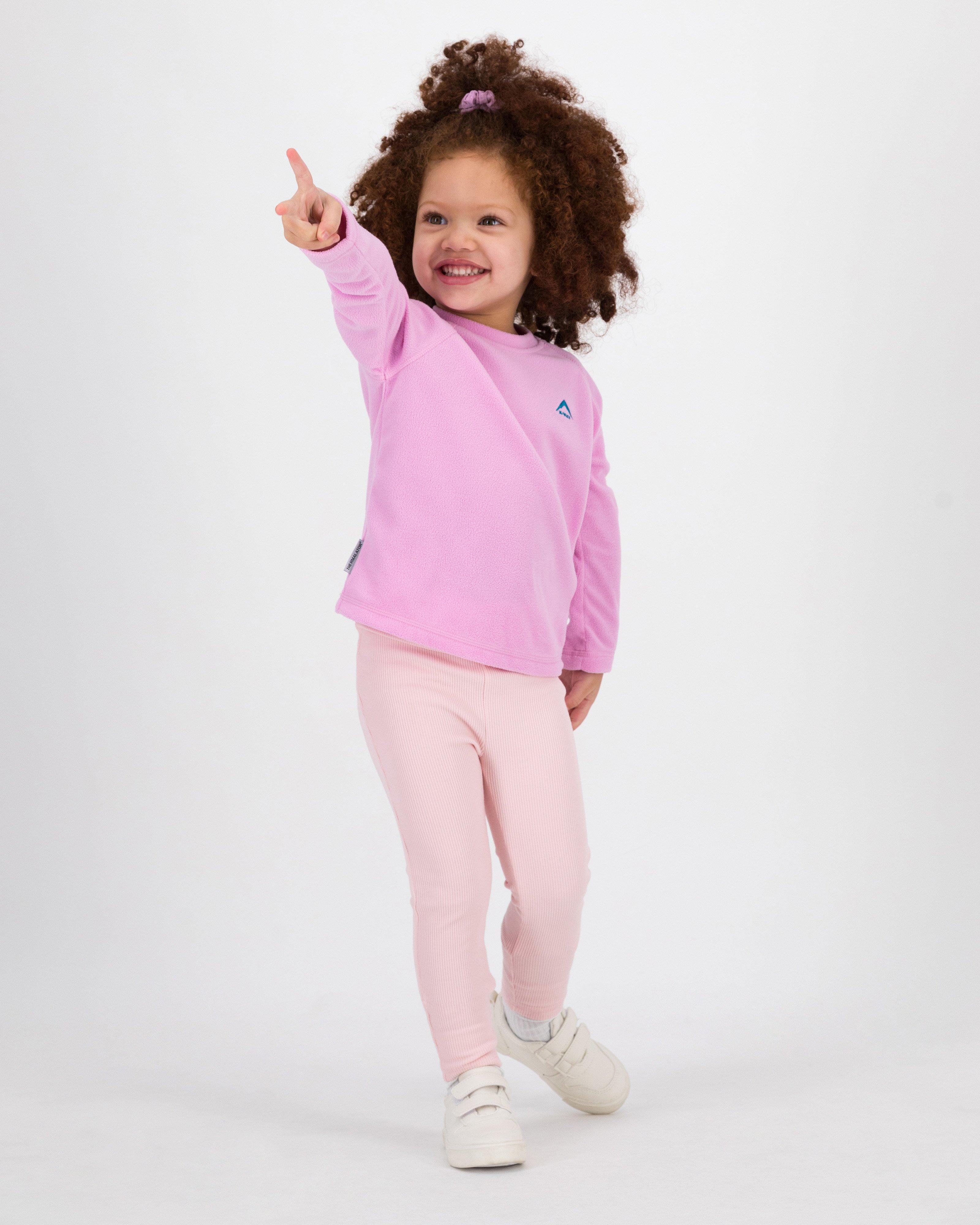 K-Way Kids Girls' Hawk ECO Fleece Top -  Flamingo