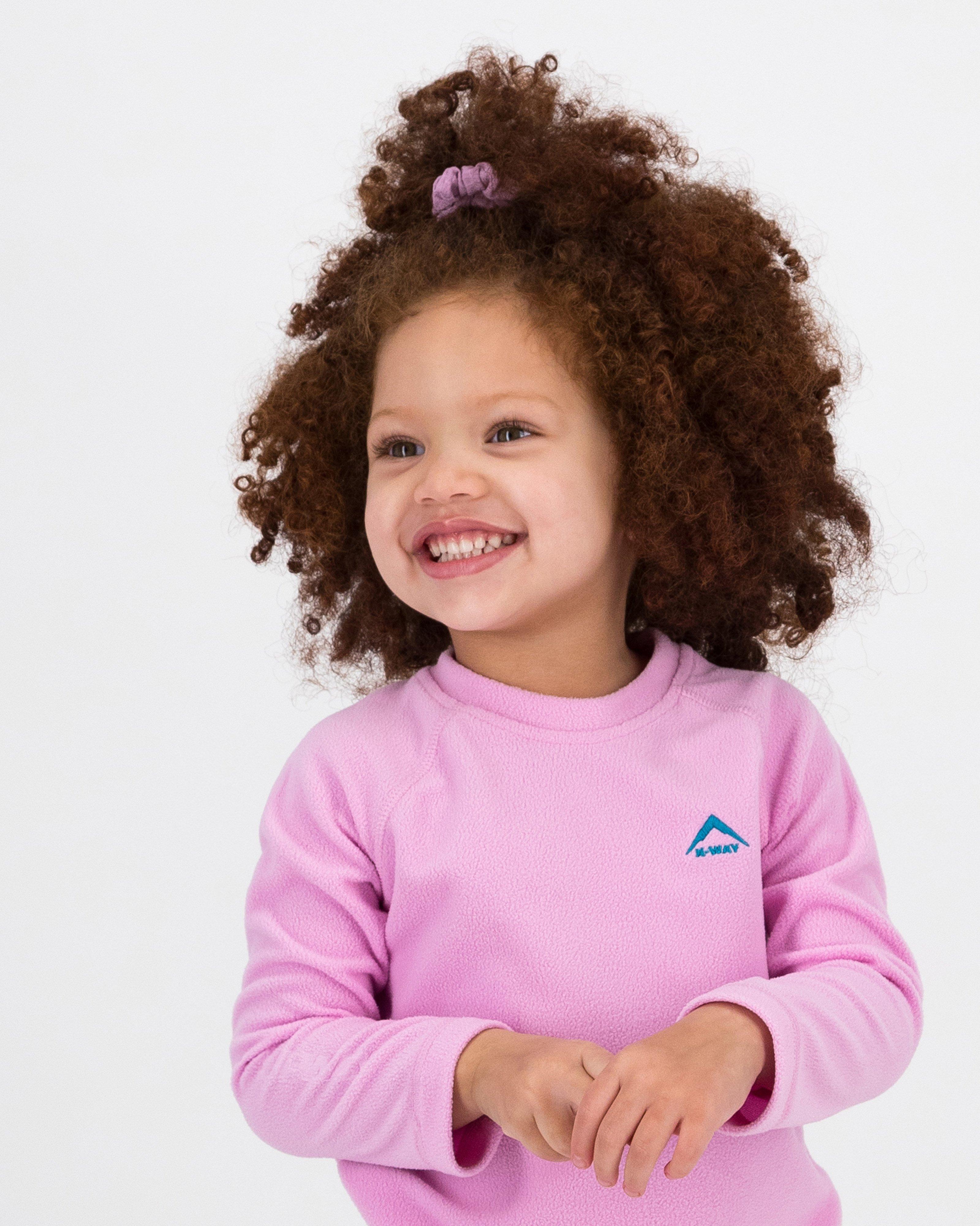 K-Way Kids Girls' Hawk ECO Fleece Top -  Flamingo