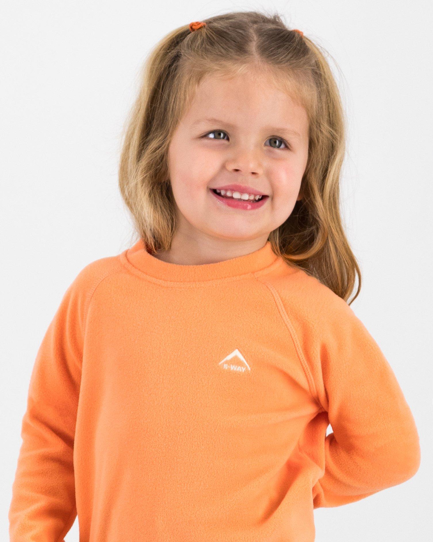 K-Way Kids Girls' Hawk ECO Fleece Top -  Peach