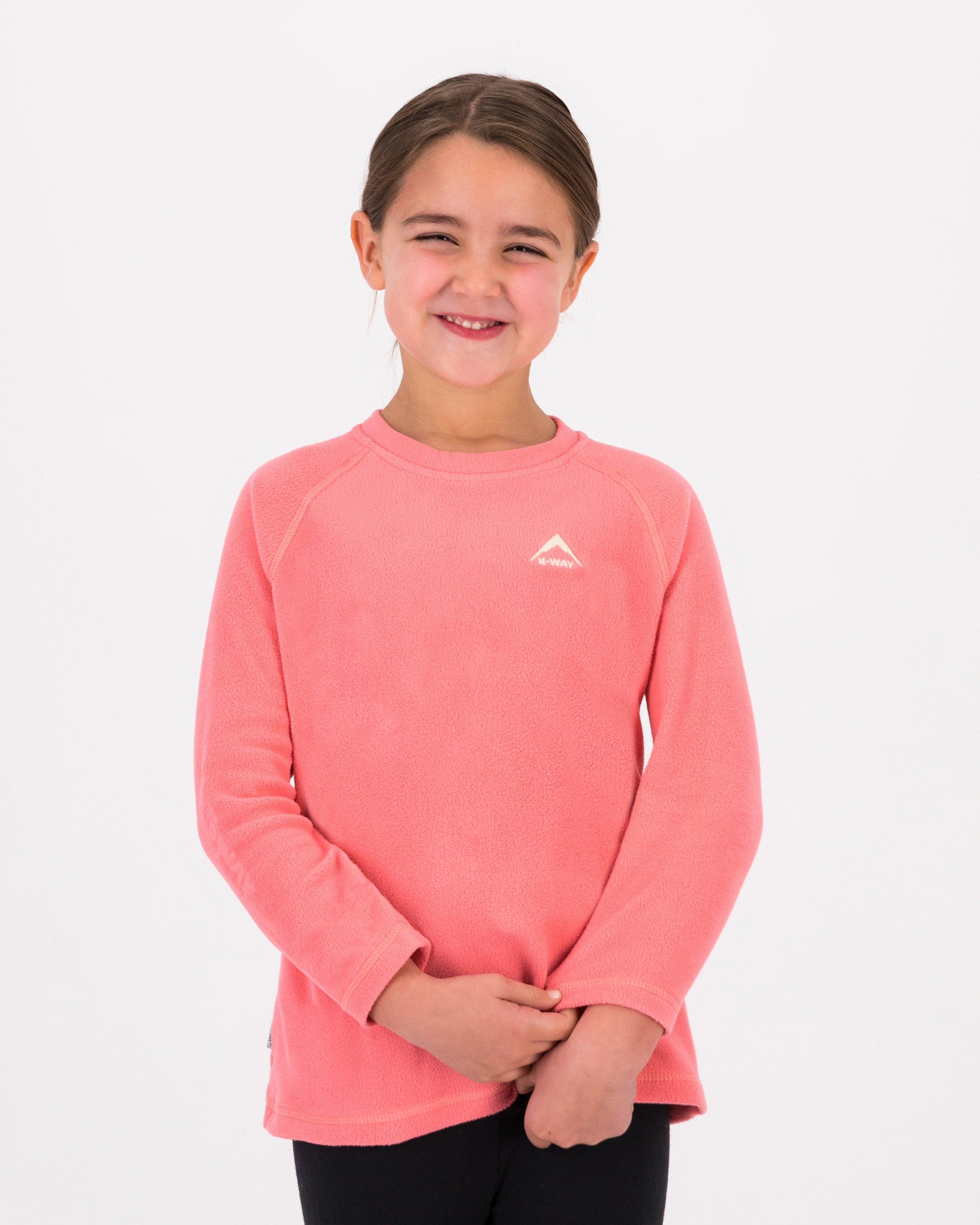 K-Way Kids ECO Hawk Crewneck Fleece girls -  Watermelon