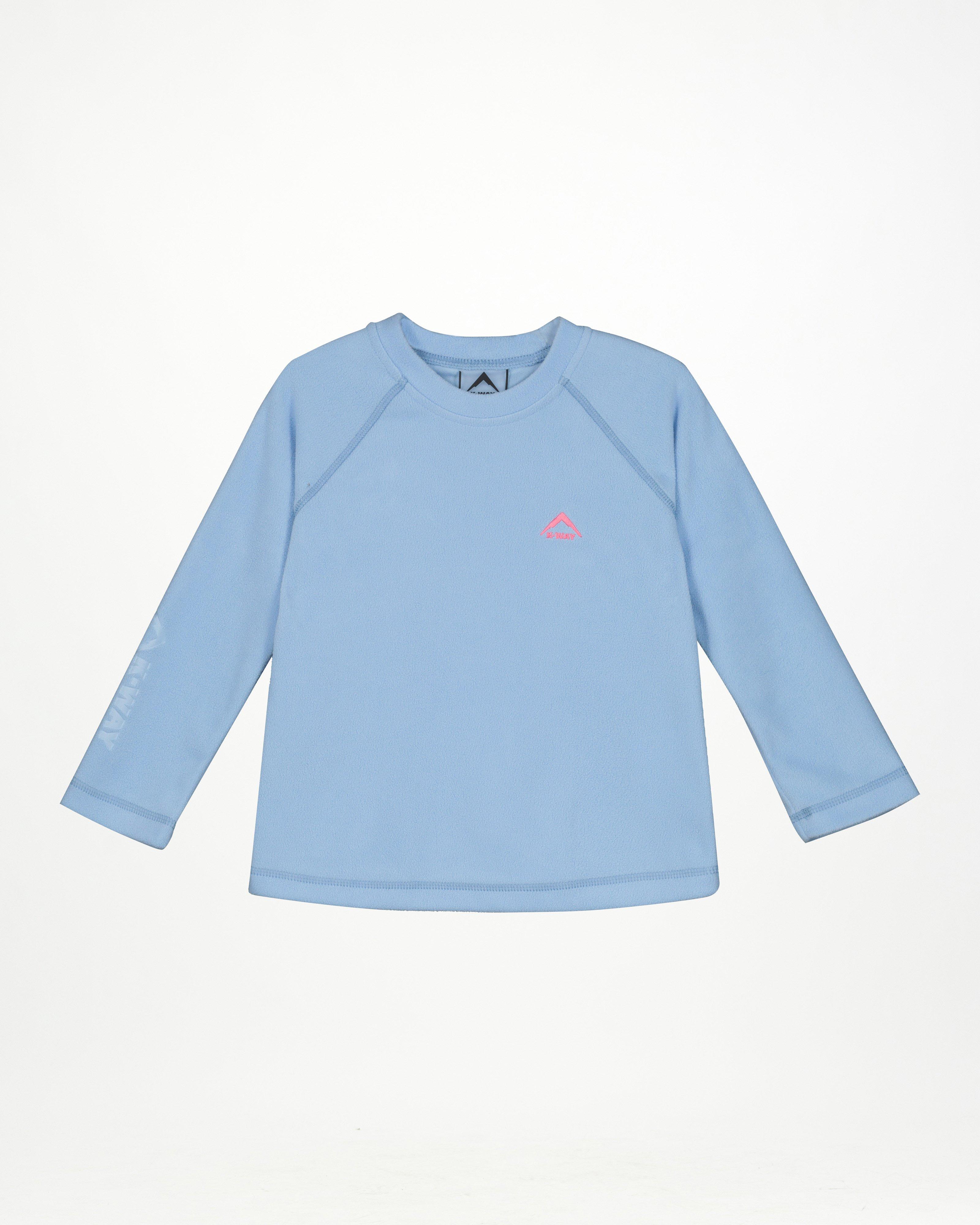 K-Way Kids Girls' Hawk ECO Fleece Top -  Light Blue