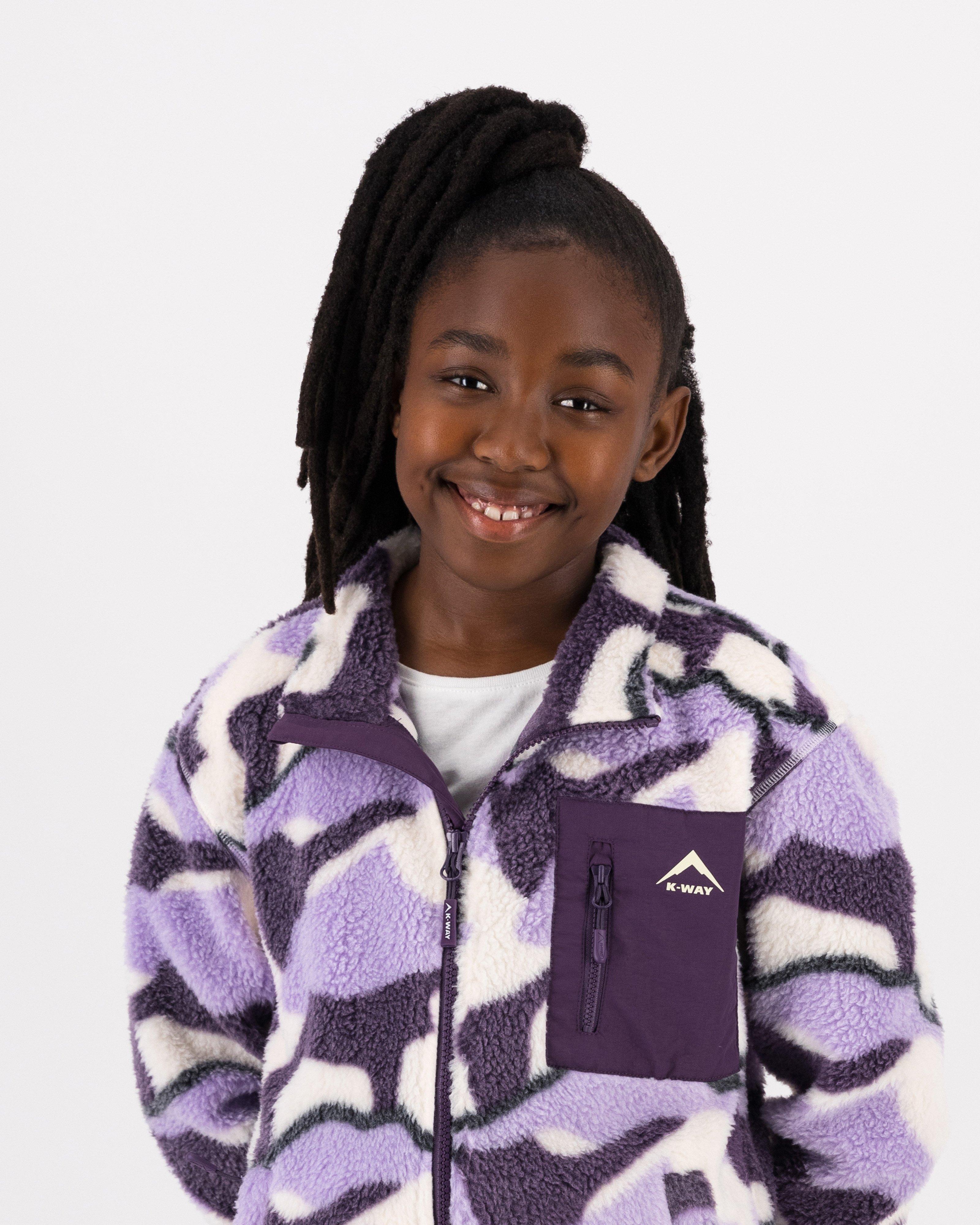 Ladies purple fleece on sale jacket