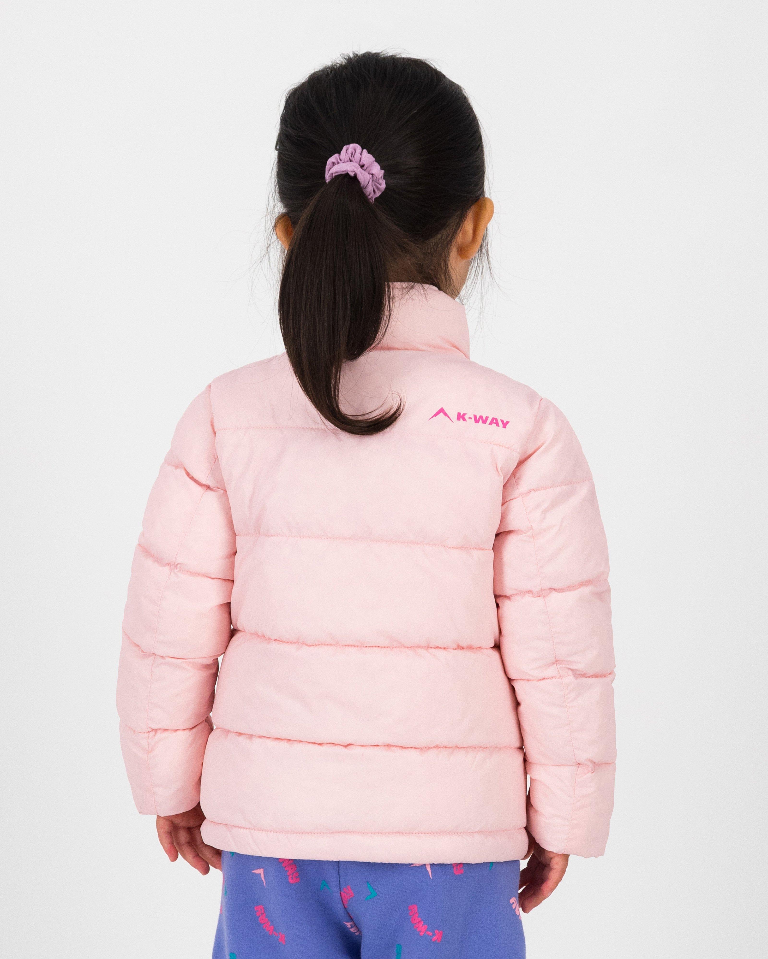 K-Way Kids Willow Wide Channel Jacket -  Pale Pink