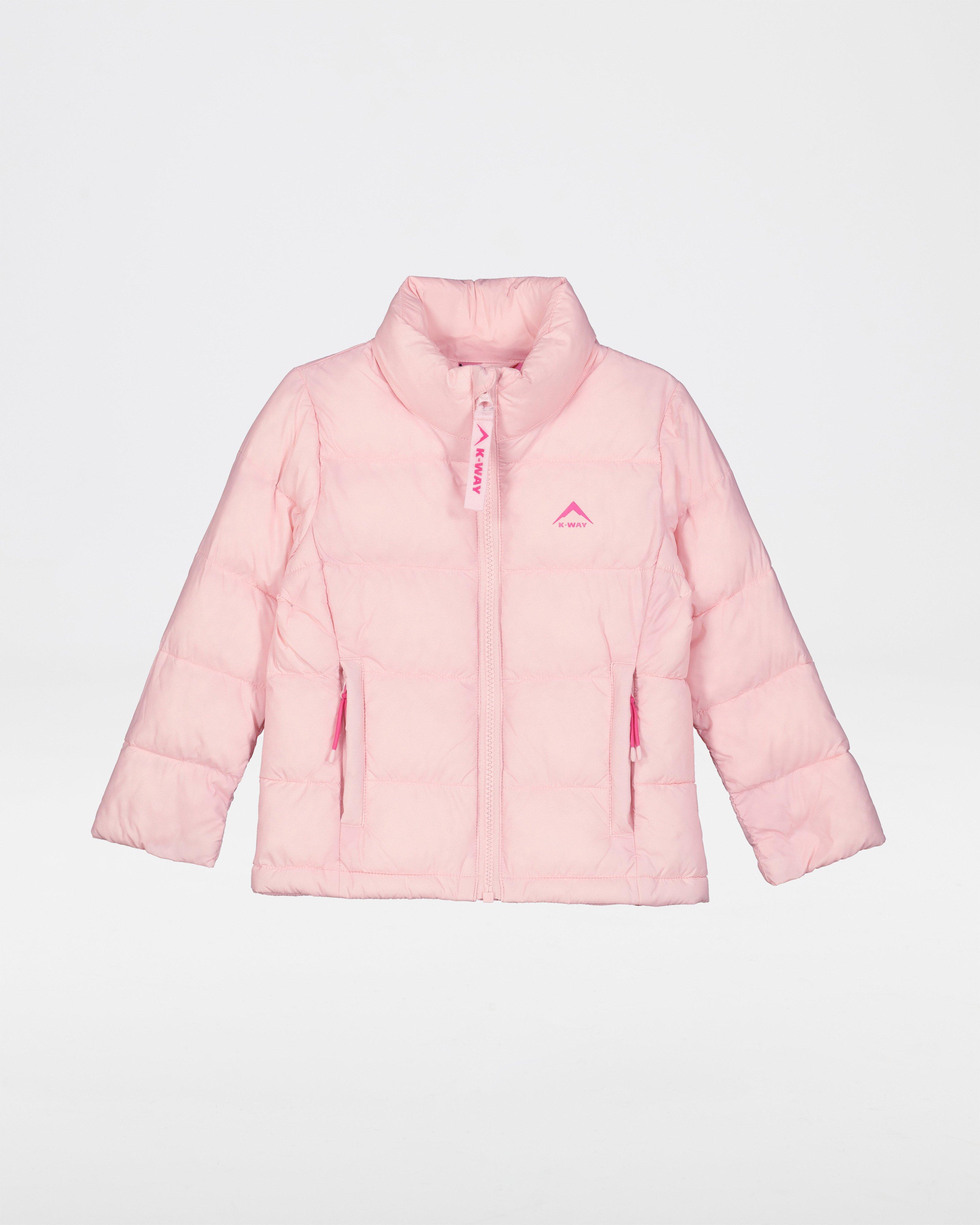 K-Way Kids Willow Wide Channel Jacket -  Pale Pink