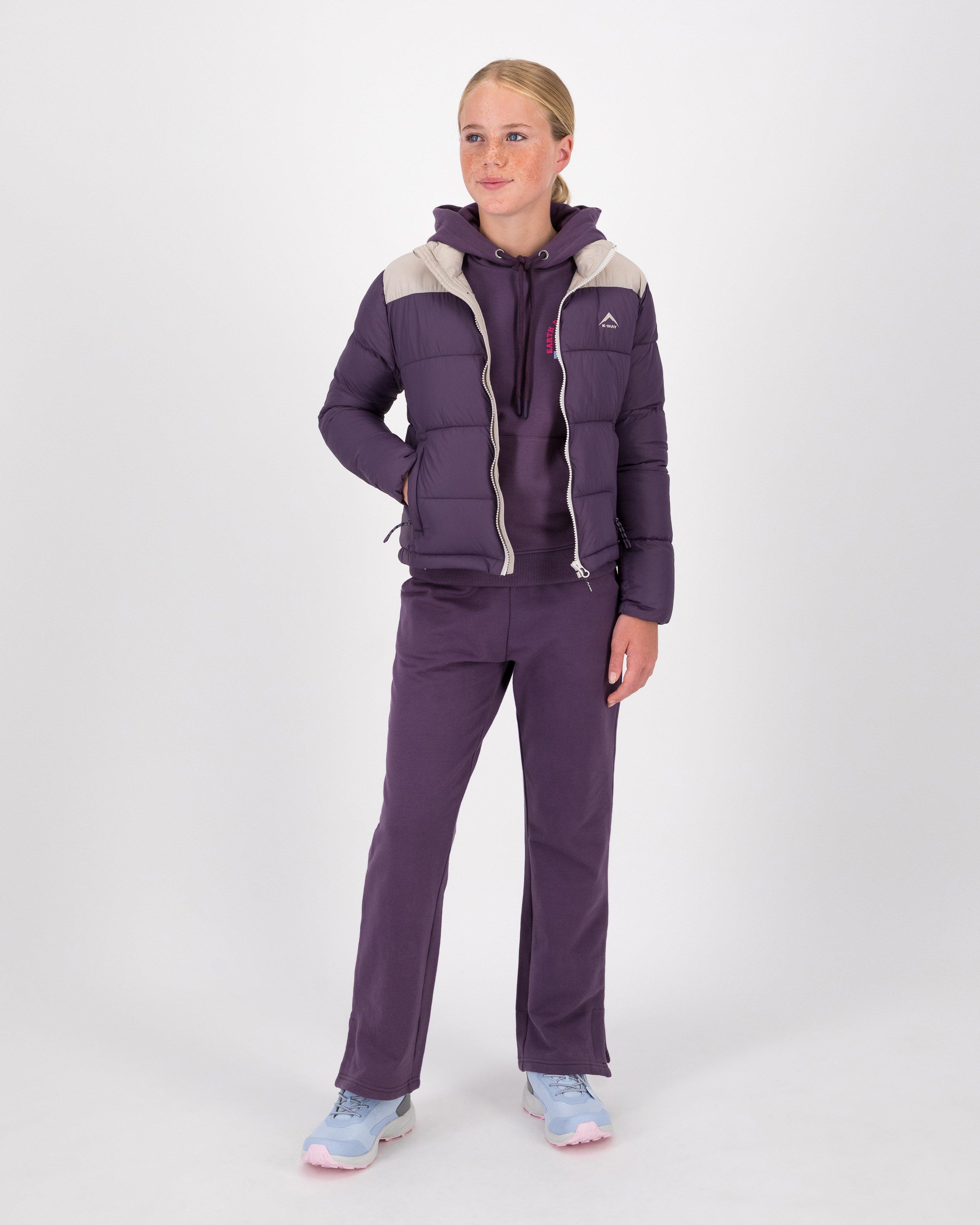 K-Way Youth Wide Channel Jacket -  Purple