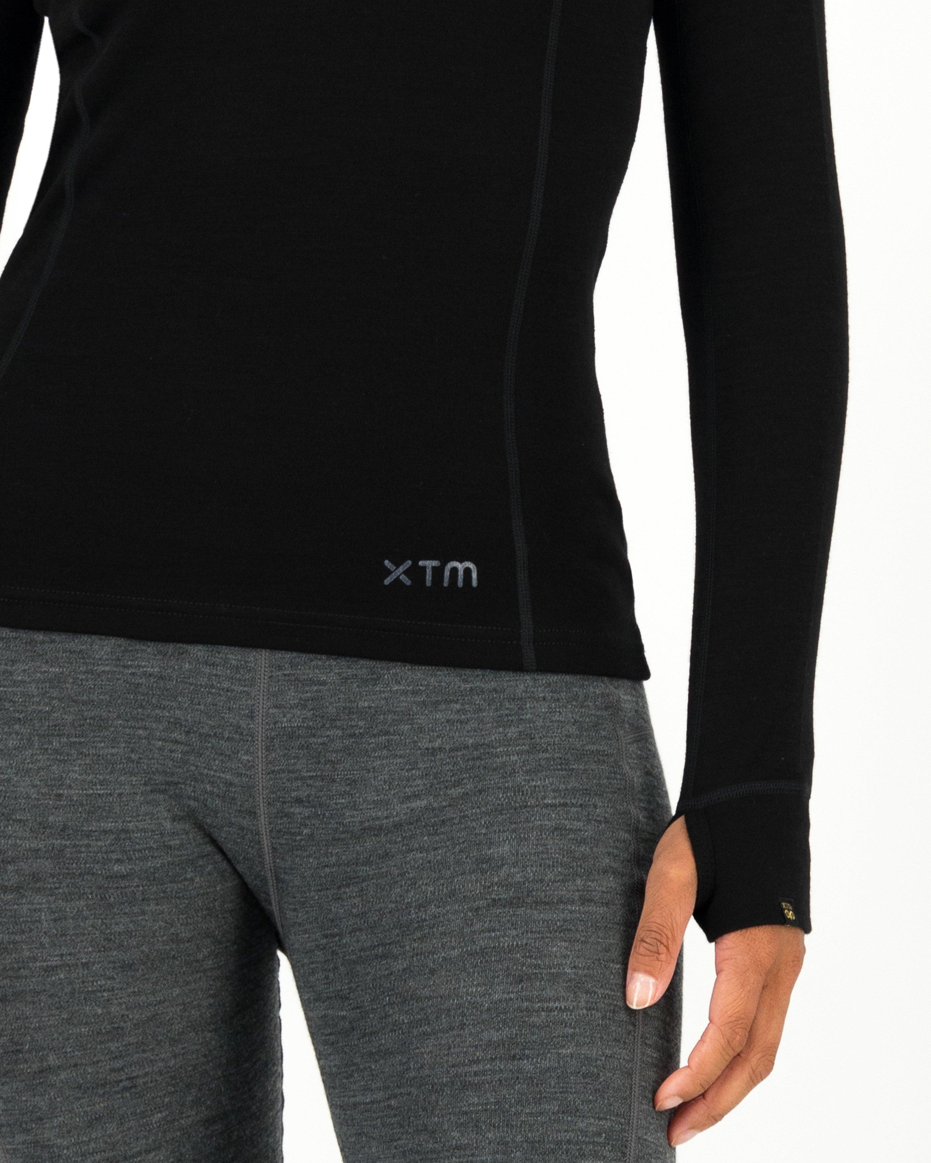 XTM Women's Merino 230 Long-Sleeve Thermal Top -  Black