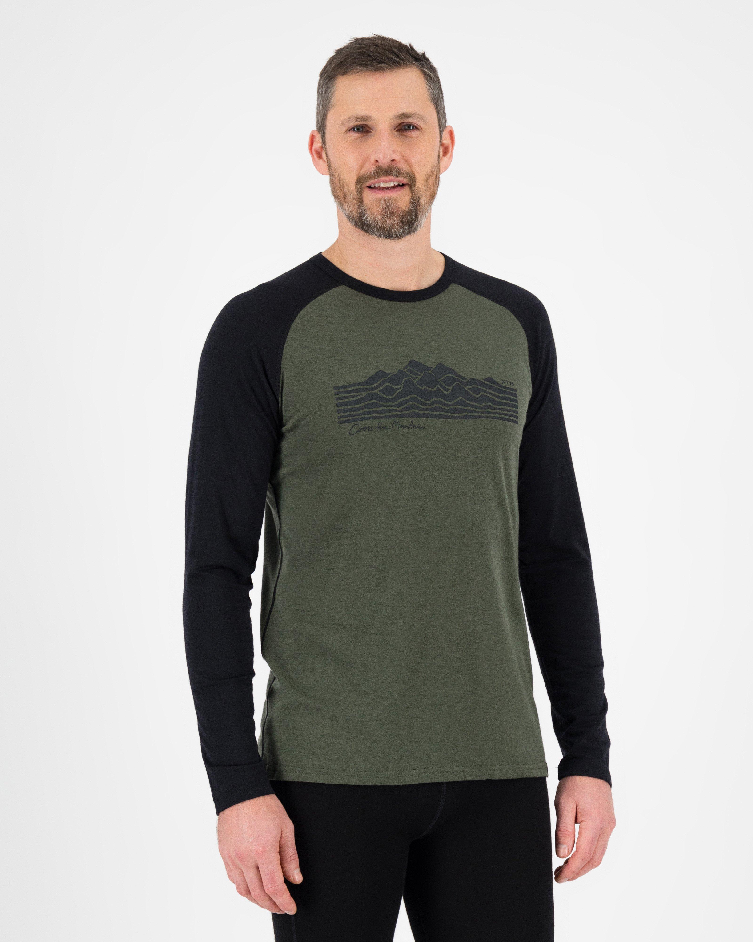 XTM Men's Adventure 170 Long-Sleeve Thermal Top -  Olive