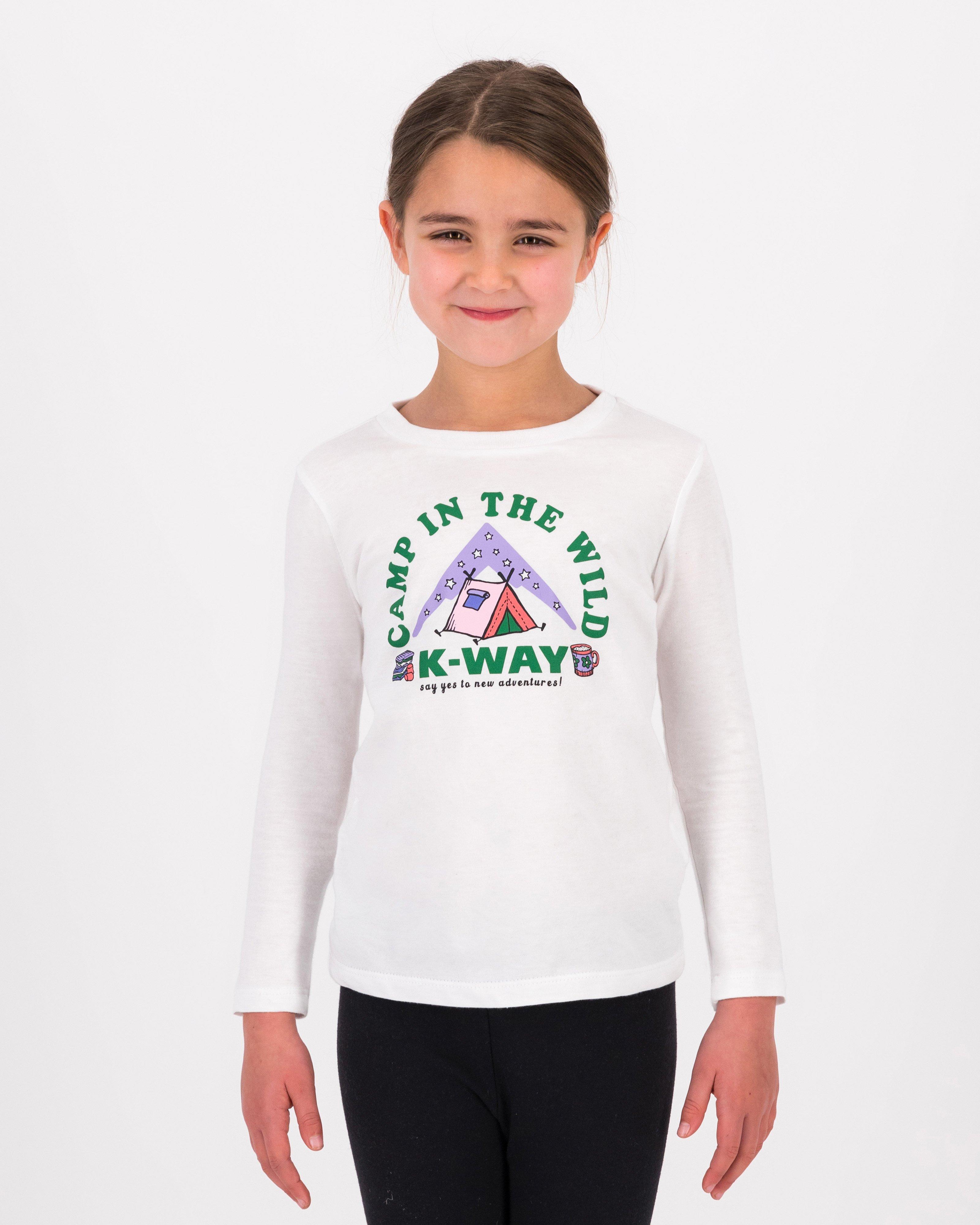 K-Way Kids Adventure Club L-S Tee Girls | Cape Union Mart