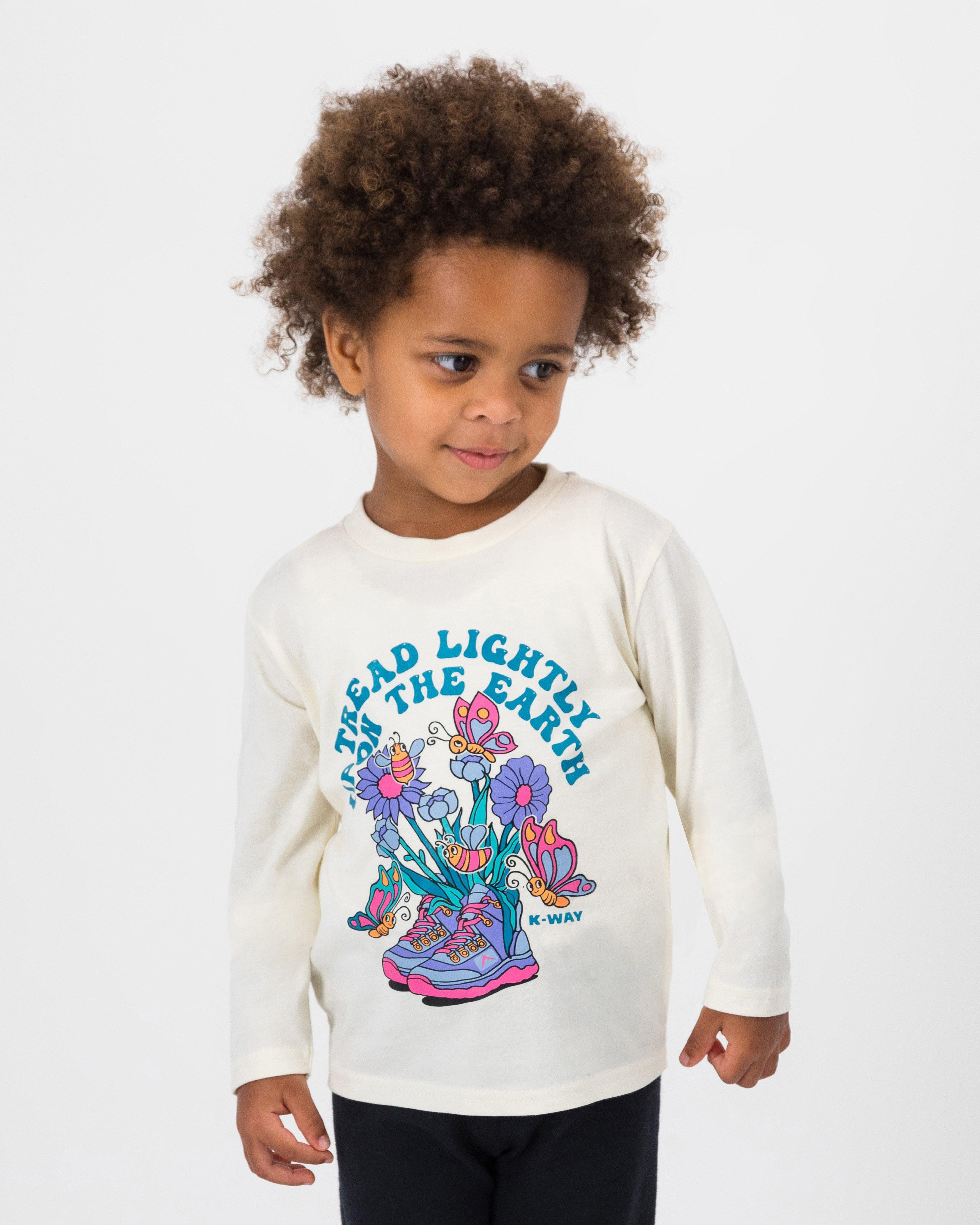 K-Way Kids Girls' Adventure Club T-shirt -  Milk