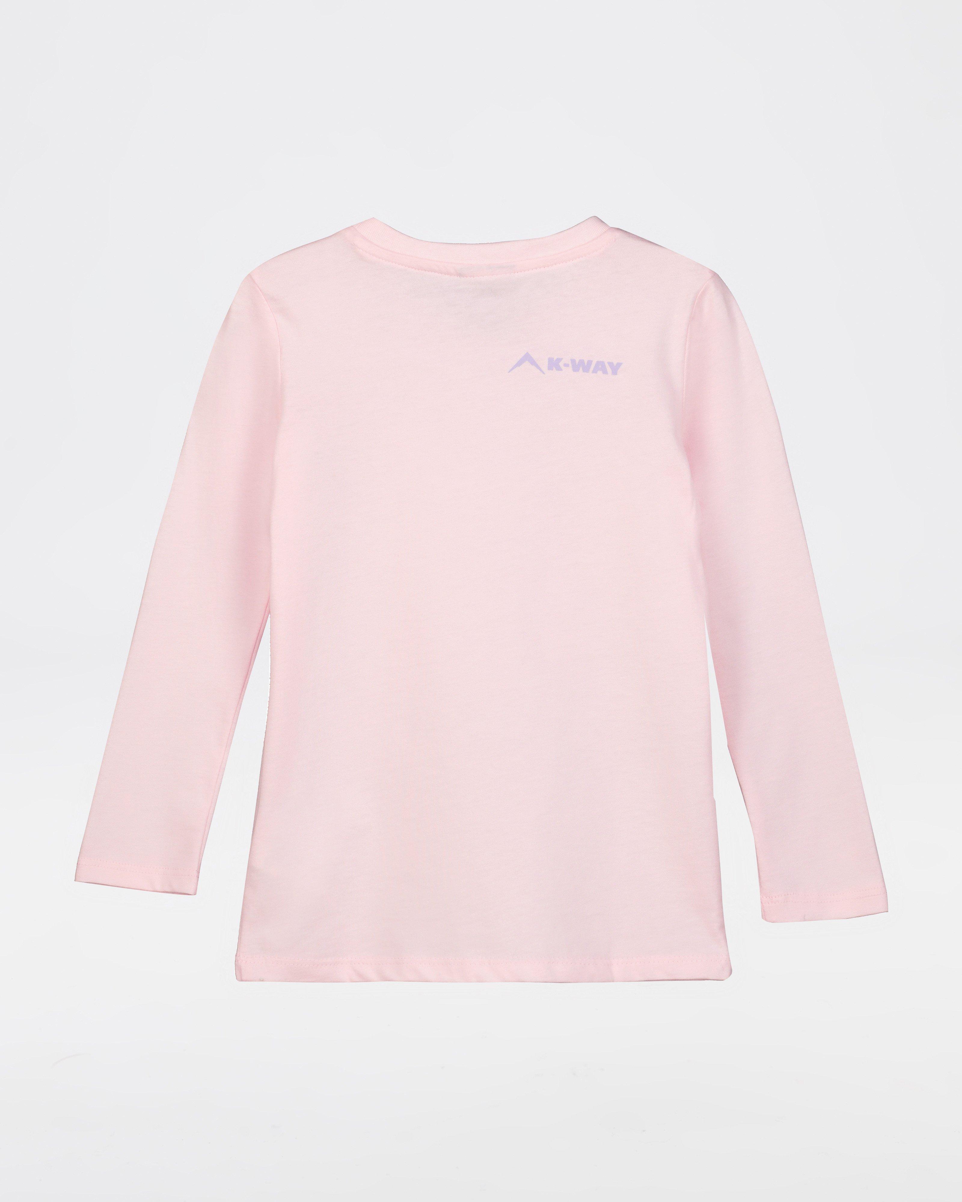 K-Way Kids Girls' Adventure Club T-shirt -  Pale Pink