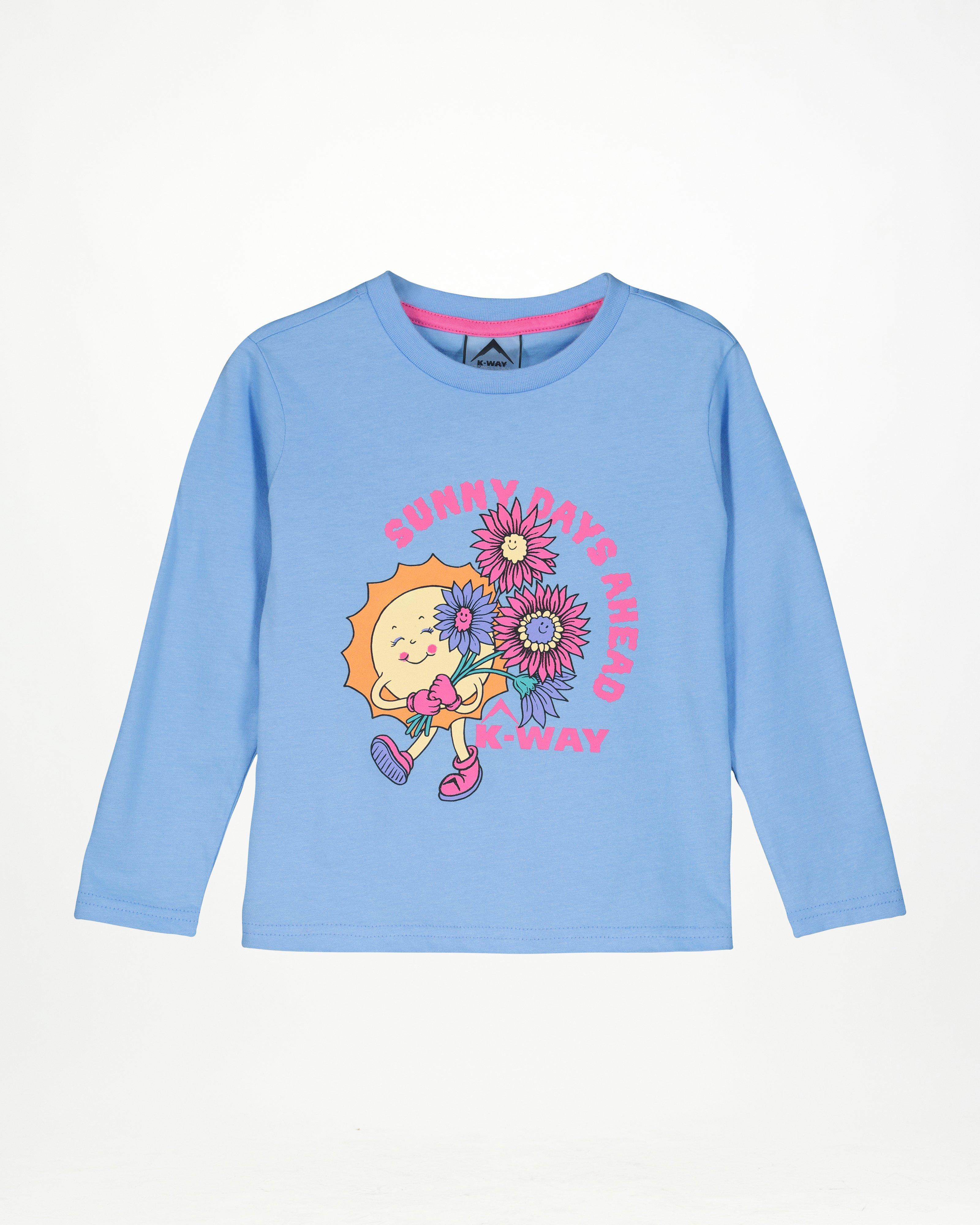 K-Way Kids Girls' Adventure Club T-shirt -  Blue