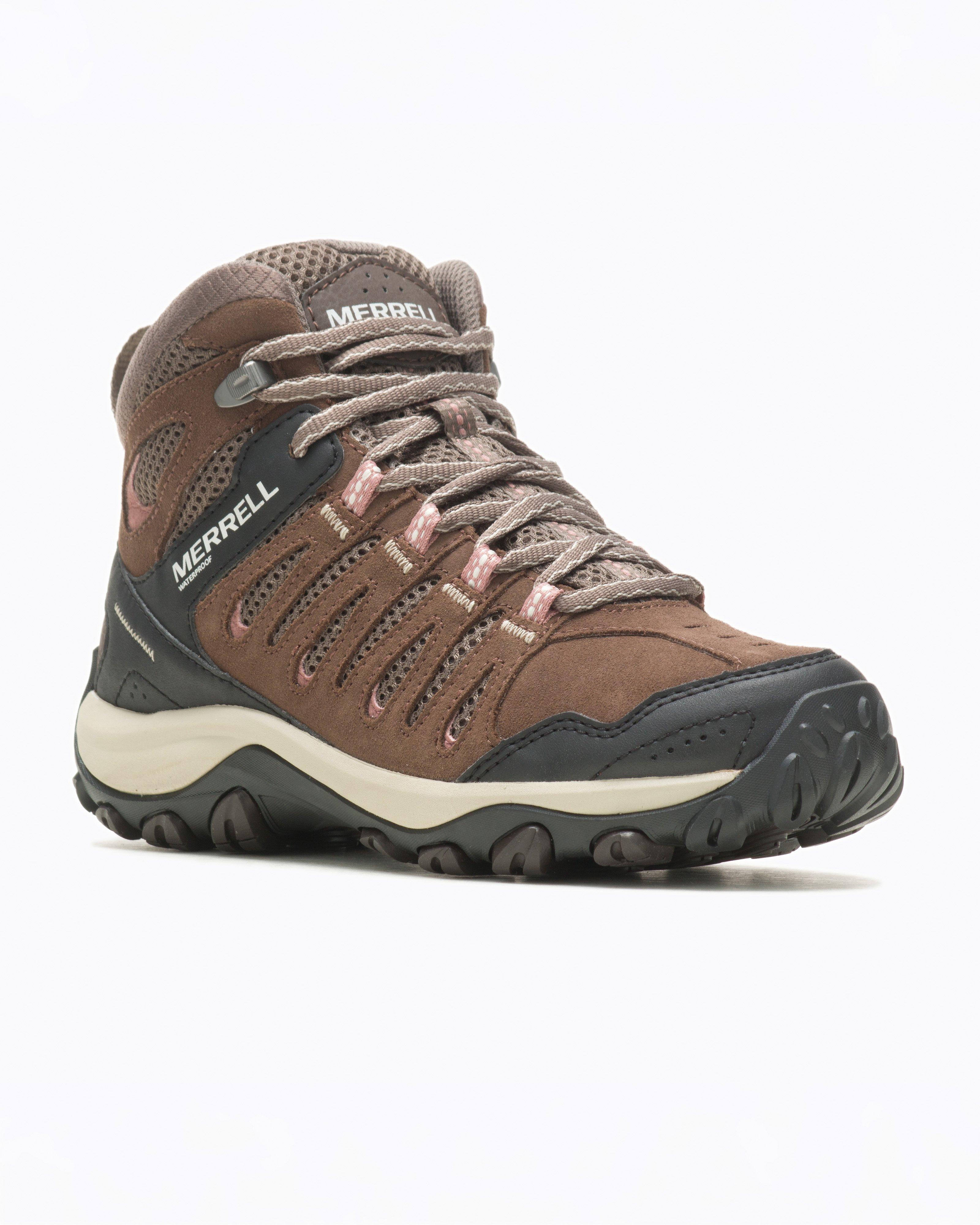 Merrell Women's Crosslander 3 Mid Waterproof Hiking Shoes -  Chocolate