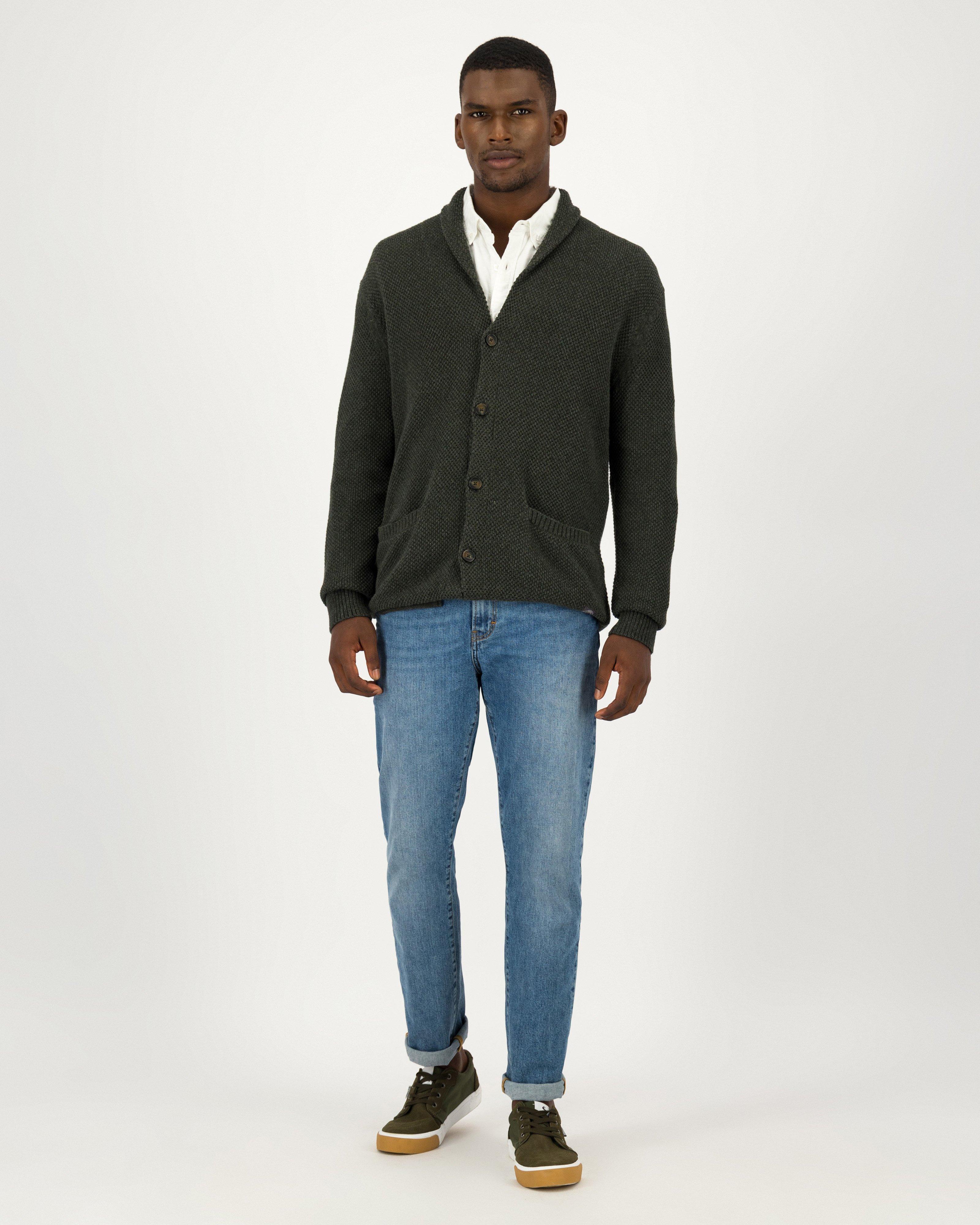 Danny L S Knit Cardigan White