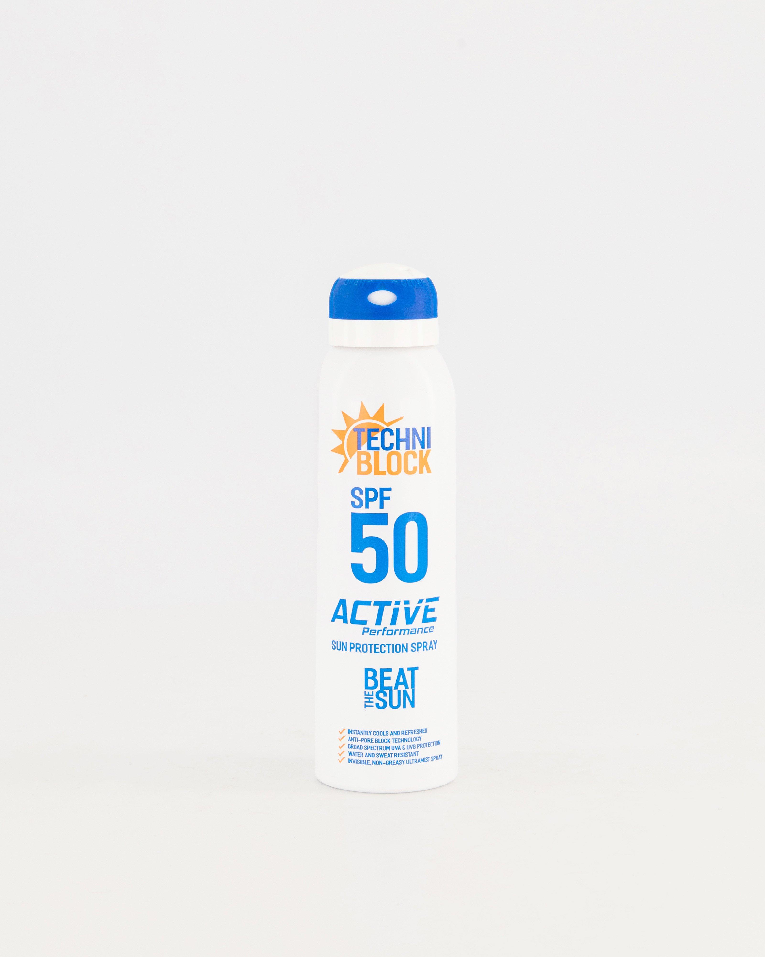 Techniblock SPF50 150ml Active + 150ml Wet and Dry -  No Colour
