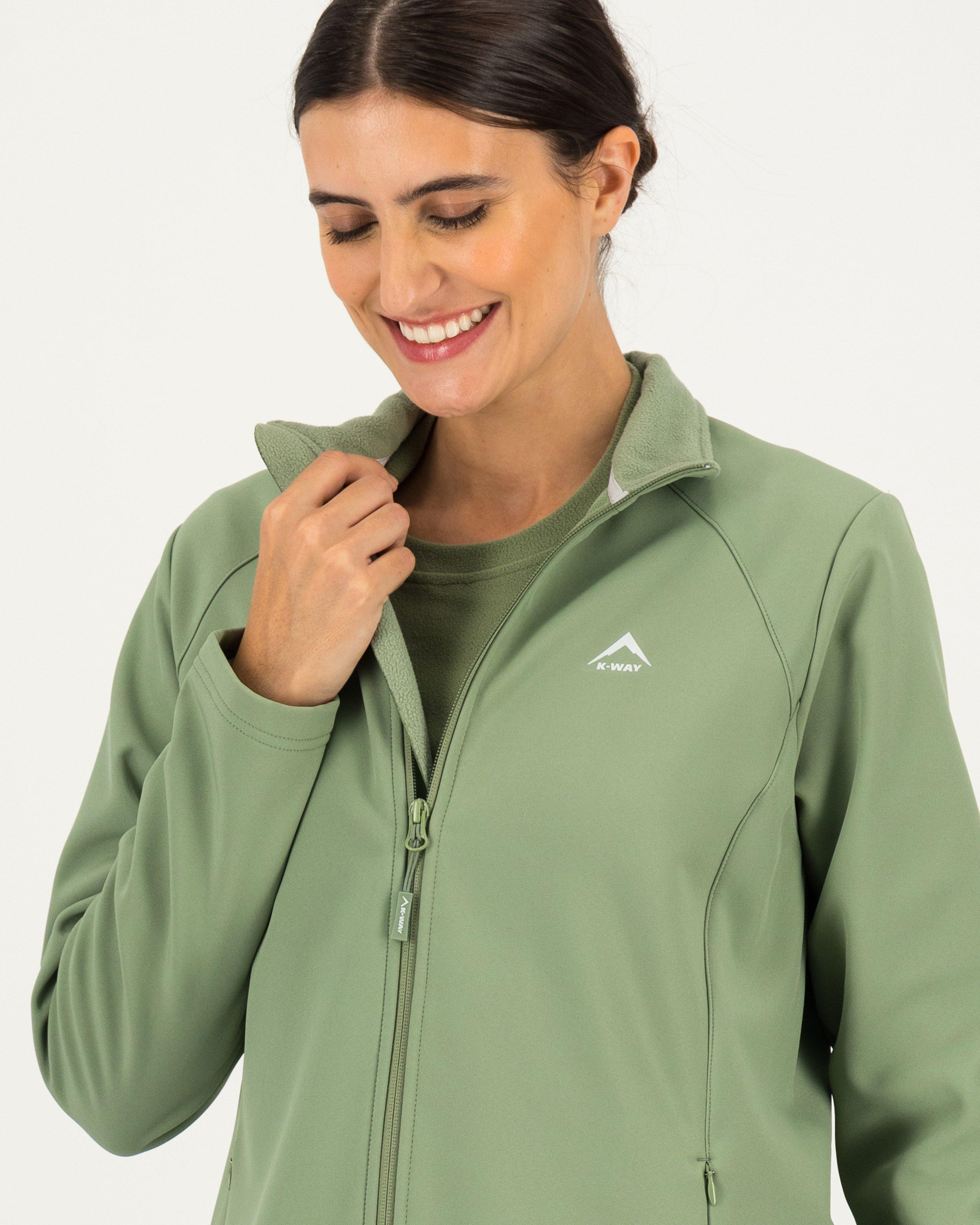 K-Way Women's Mira Eco 22 Softshell Jacket -  Sage