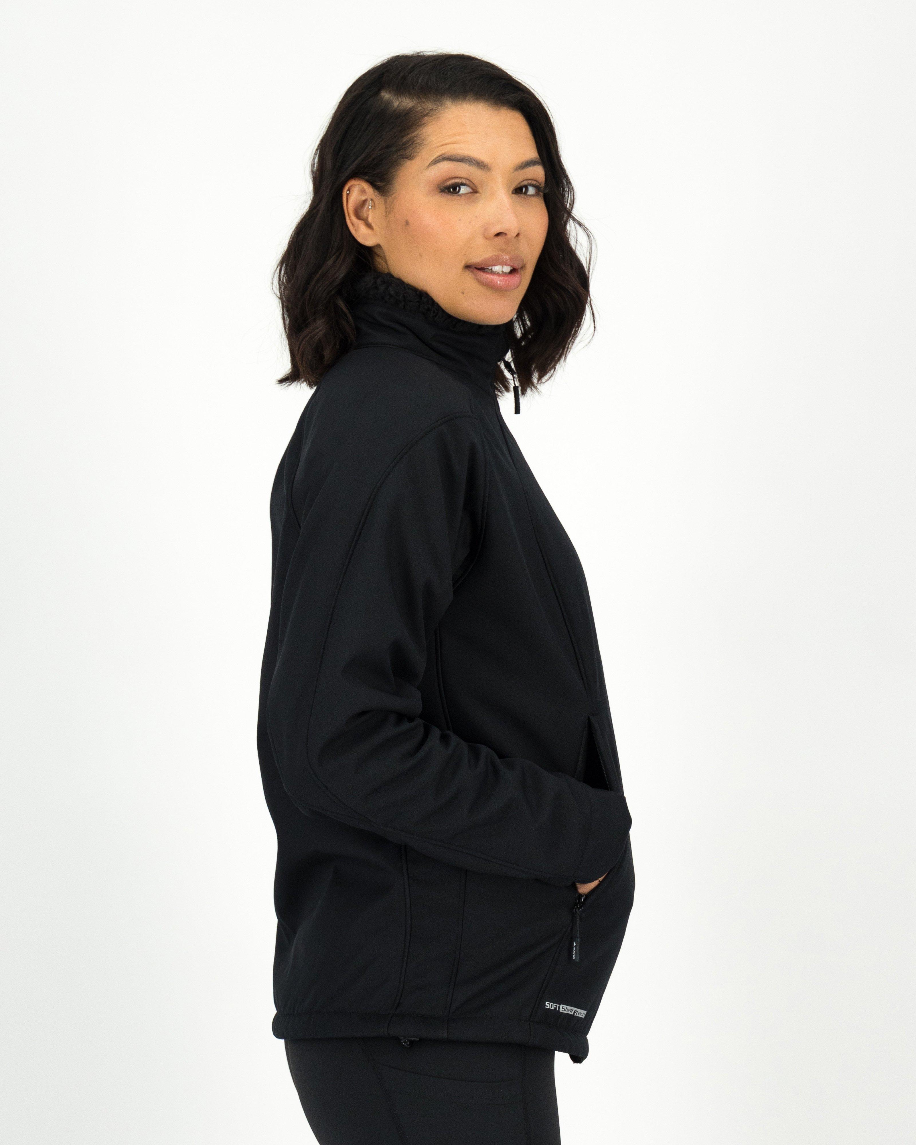 K-Way Women's Tianna Eco Softshell Jacket -  Black