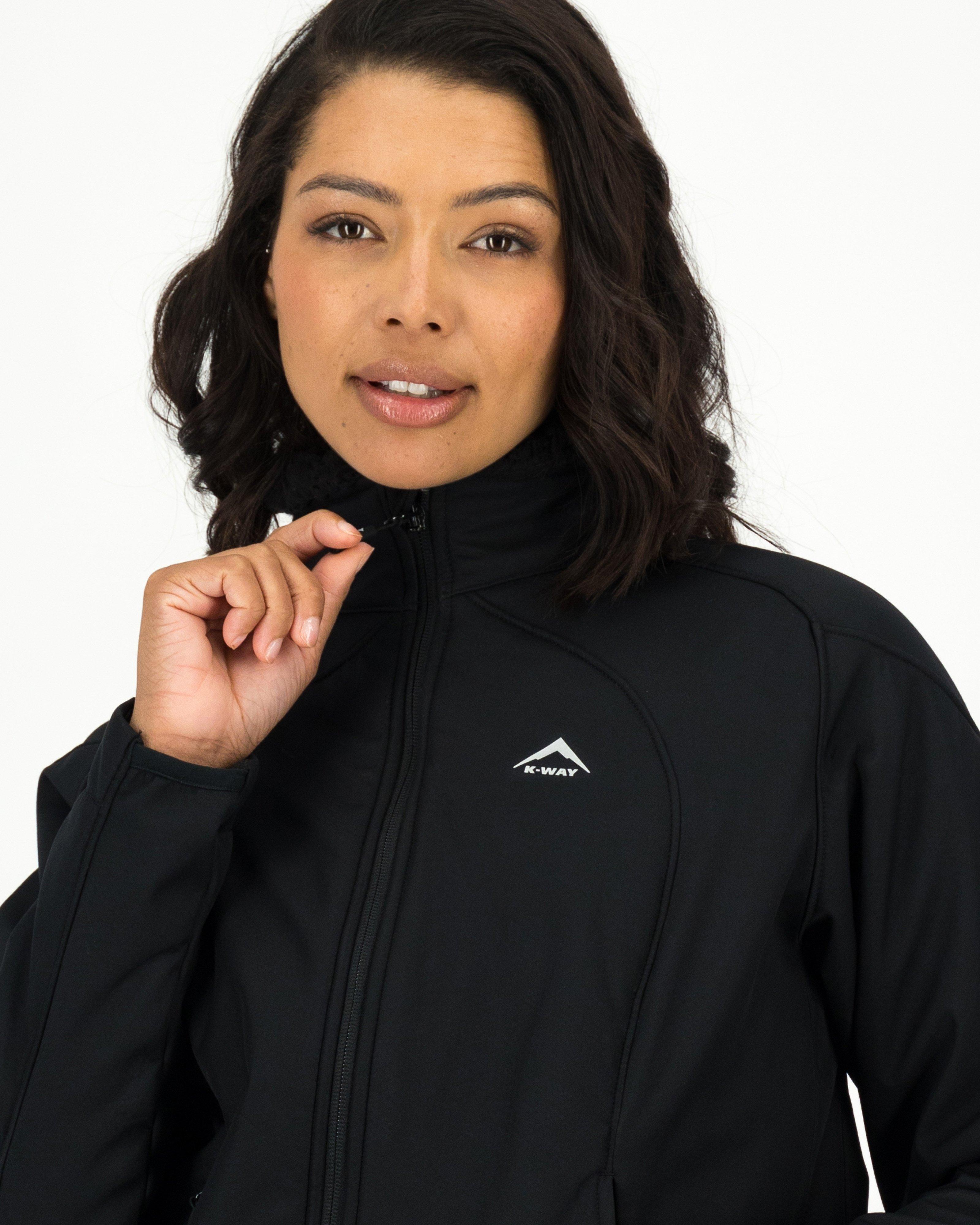 K-Way Women's Tianna Eco Softshell Jacket -  Black
