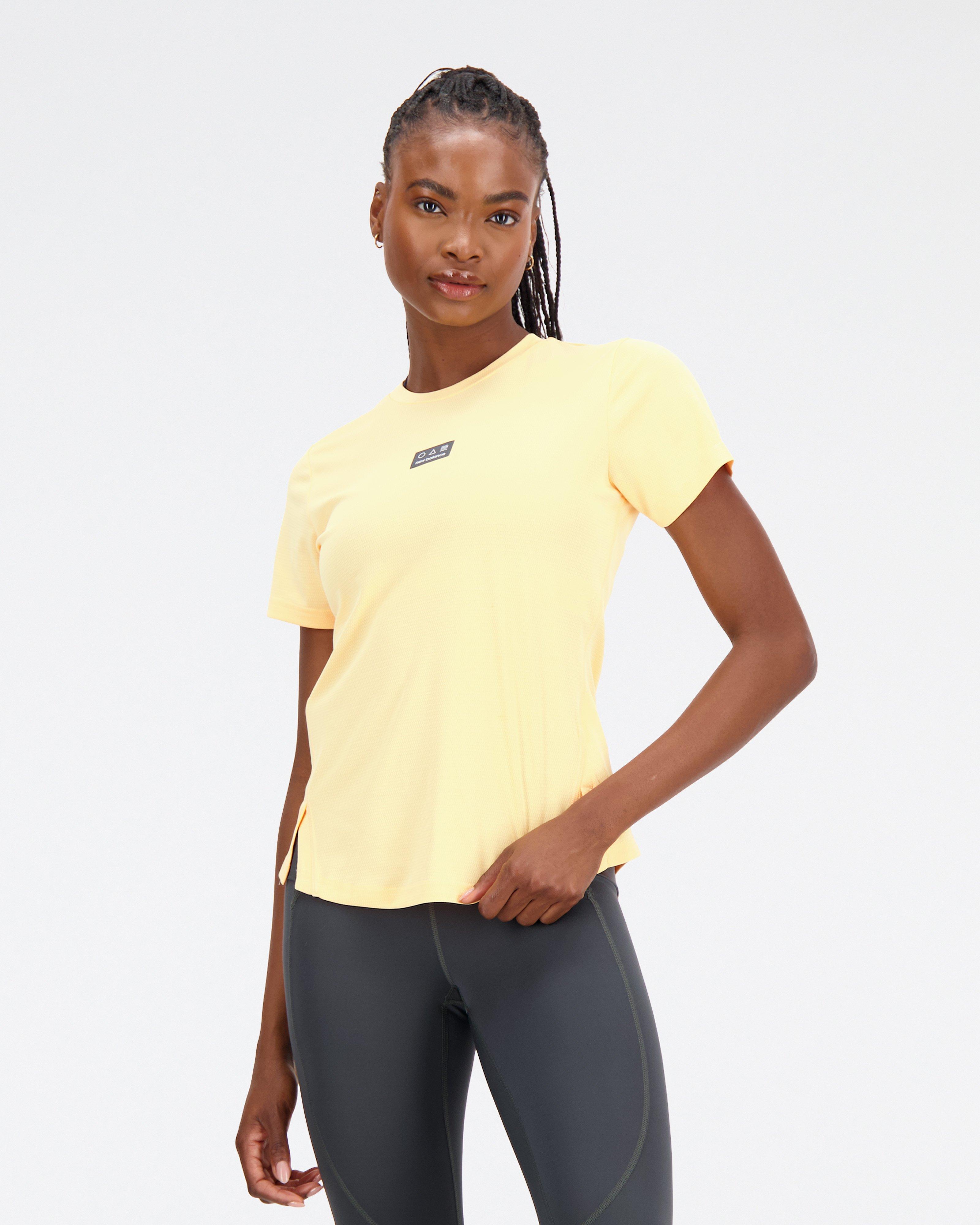 New Balance Women's Impact Run AT N-Vent T-shirt -  Peach