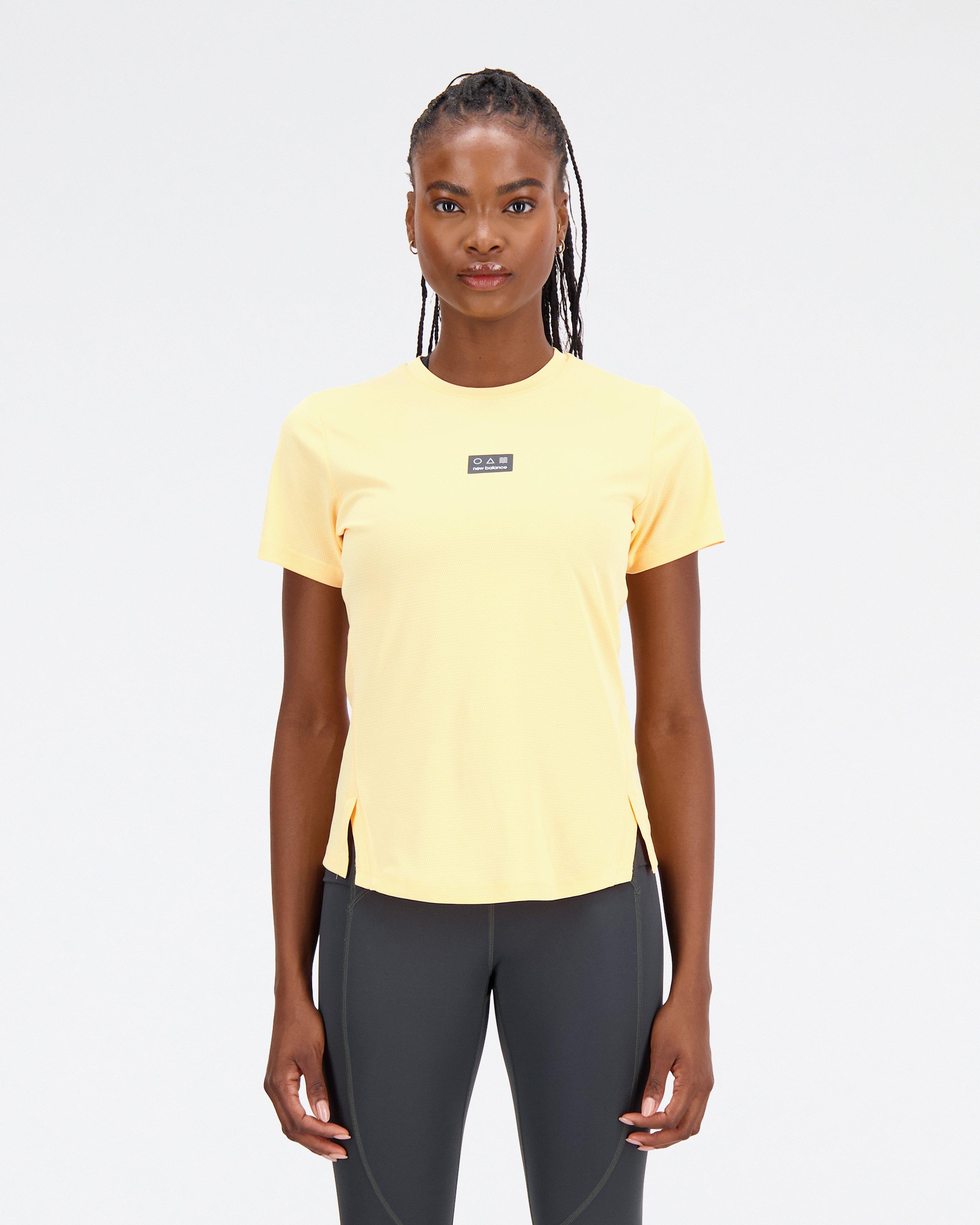 New Balance Women's Impact Run AT N-Vent T-shirt -  Peach