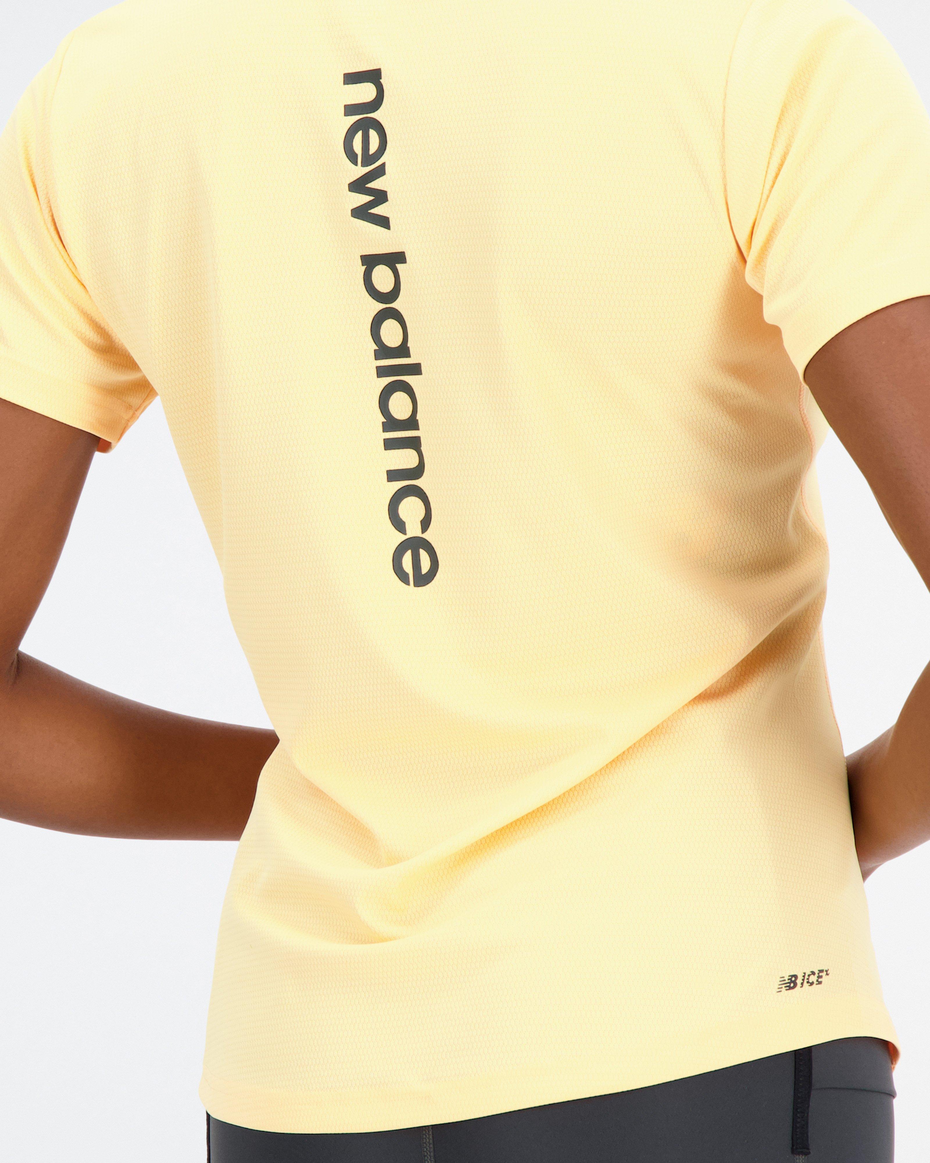 New Balance Women's Impact Run AT N-Vent T-shirt -  Peach