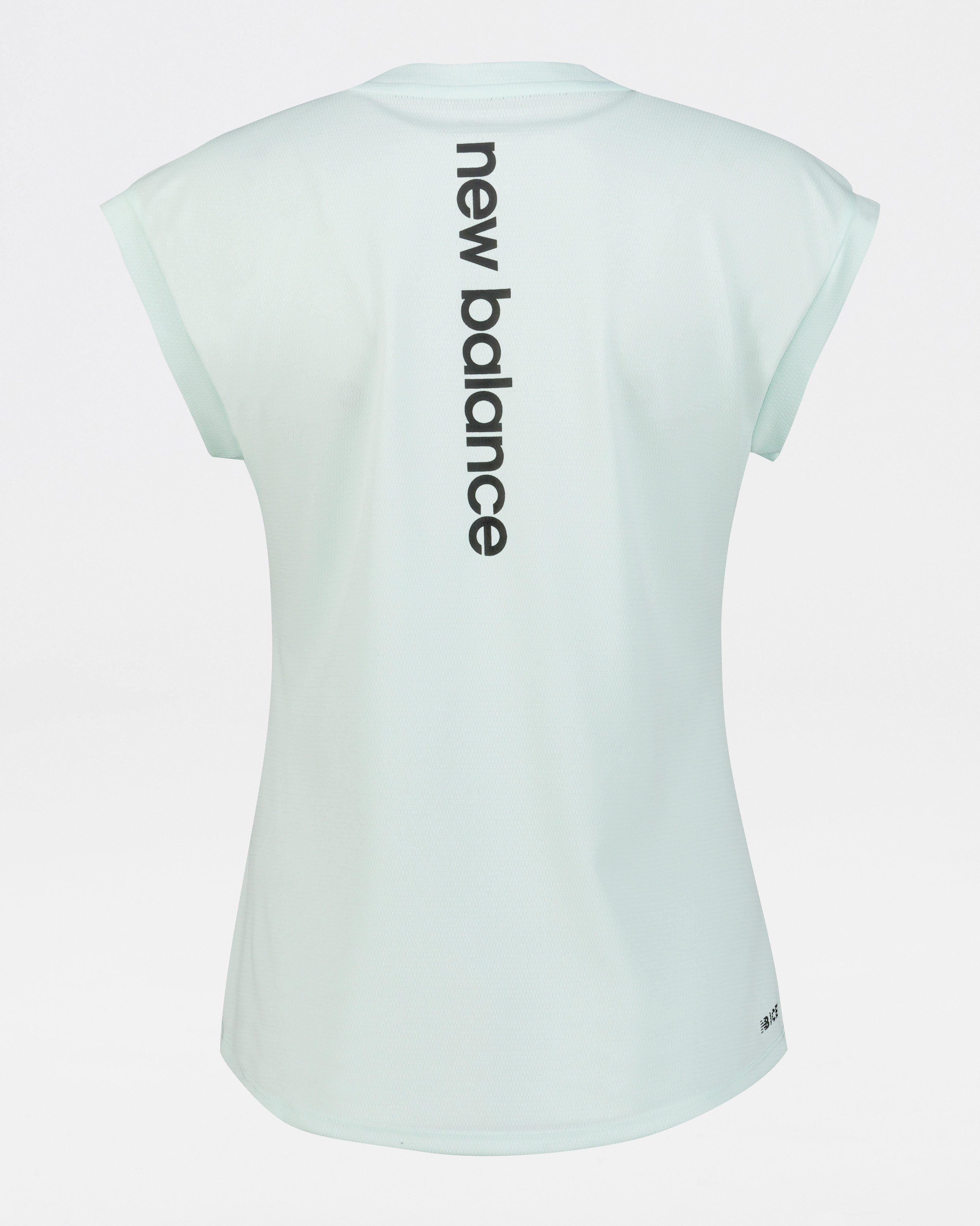 New Balance Women's Impact Run AT N-Vent T-shirt -  Aqua