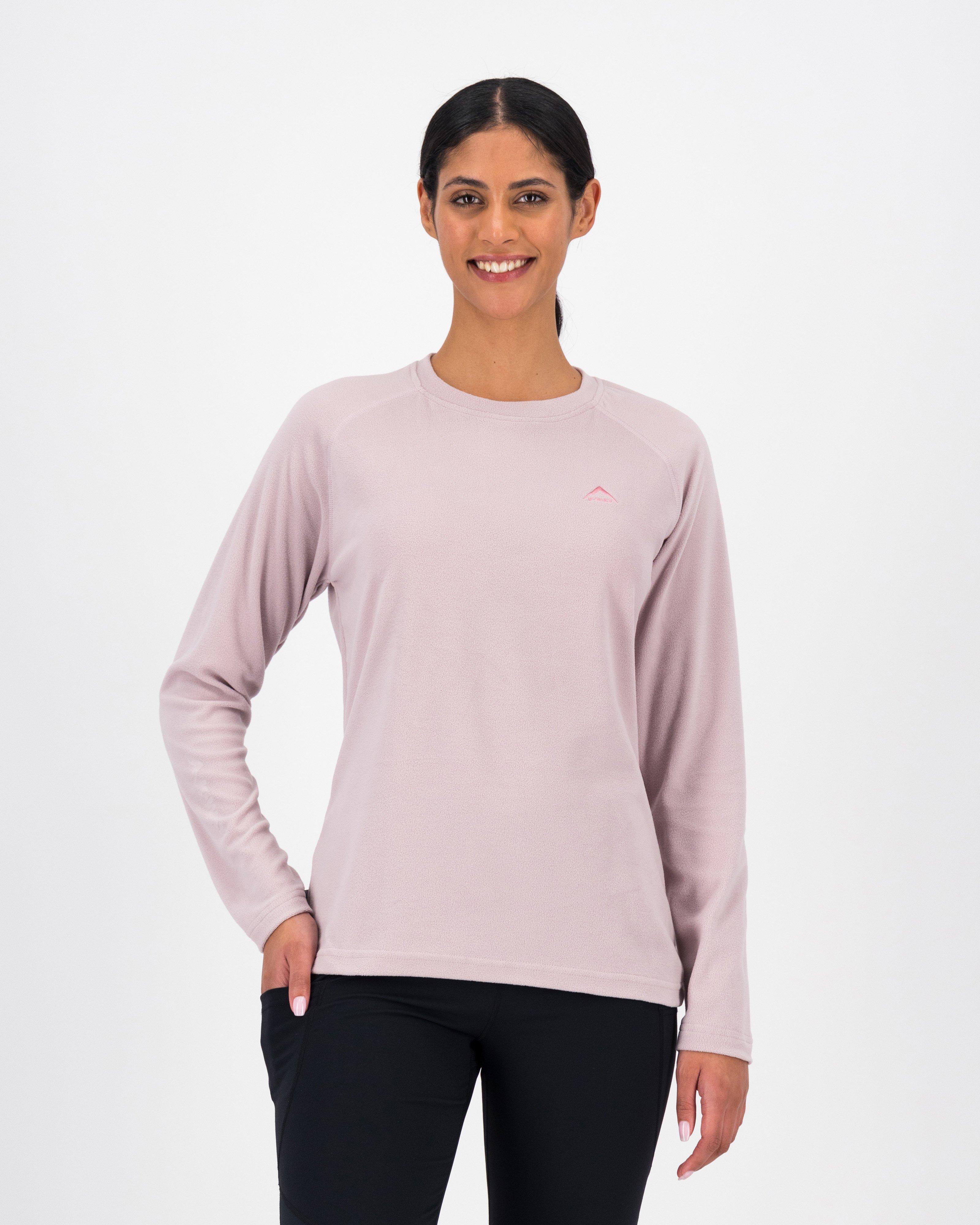 K-Way Women's Iris ECO Crewneck Fleece Top -  Dusty Pink