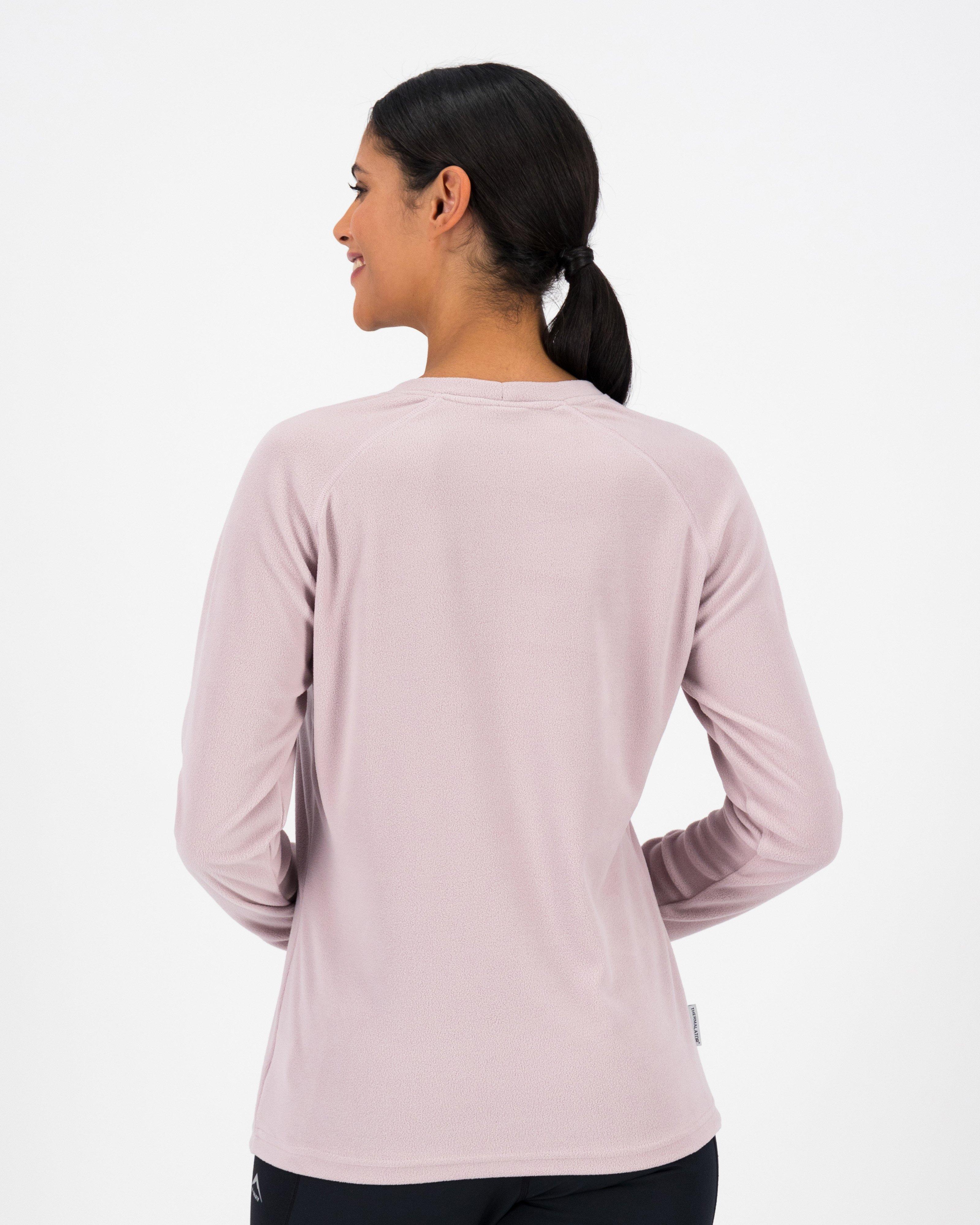 K-Way Women's Iris ECO Crewneck Fleece Top -  Dusty Pink