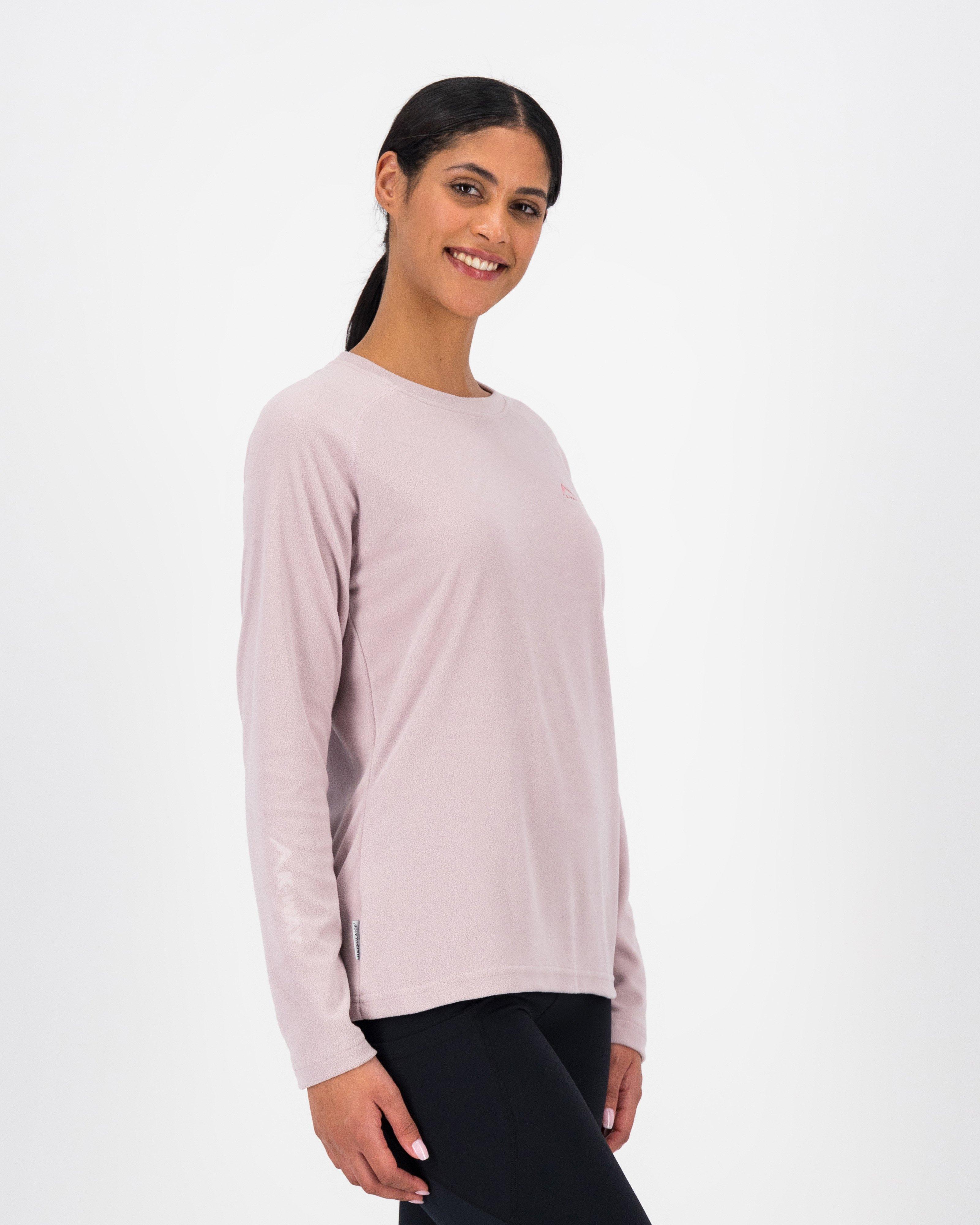 K-Way Women's Iris ECO Crewneck Fleece Top -  Dusty Pink