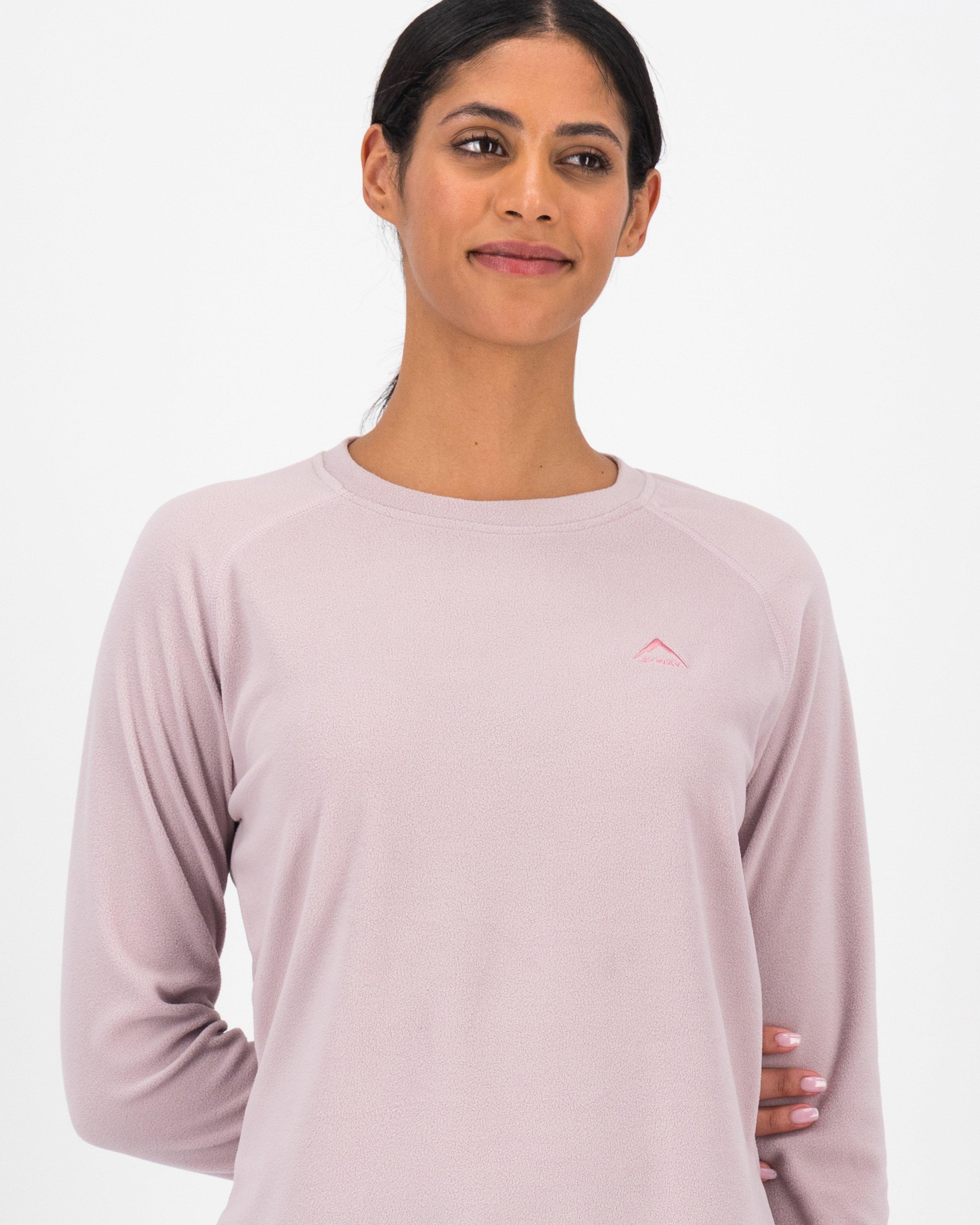 K-Way Women's Iris ECO Crewneck Fleece Top -  Dusty Pink