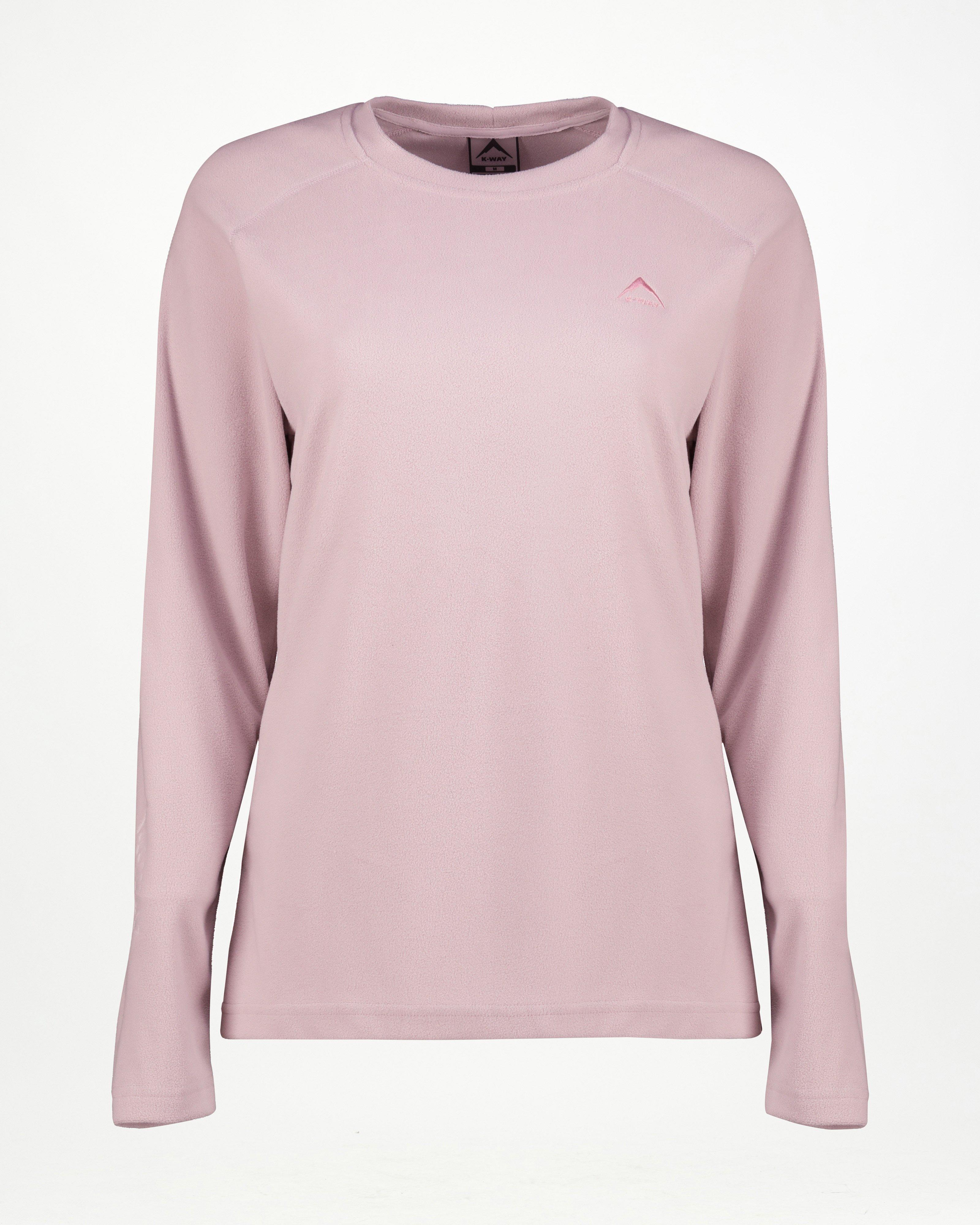 K-Way Women's Iris ECO Crewneck Fleece Top -  Dusty Pink