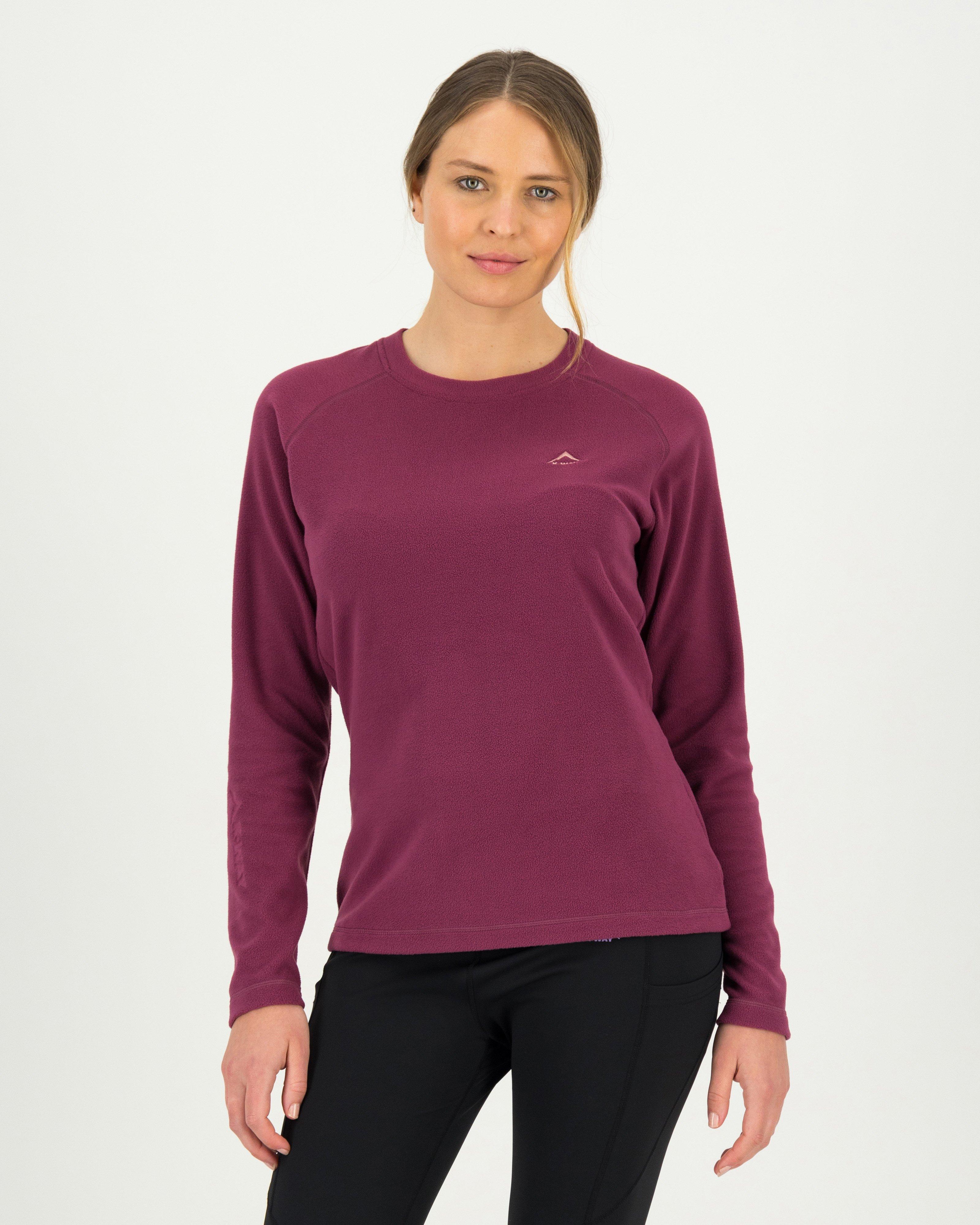 K-Way Women's Iris ECO Crewneck Fleece Top -  Plum