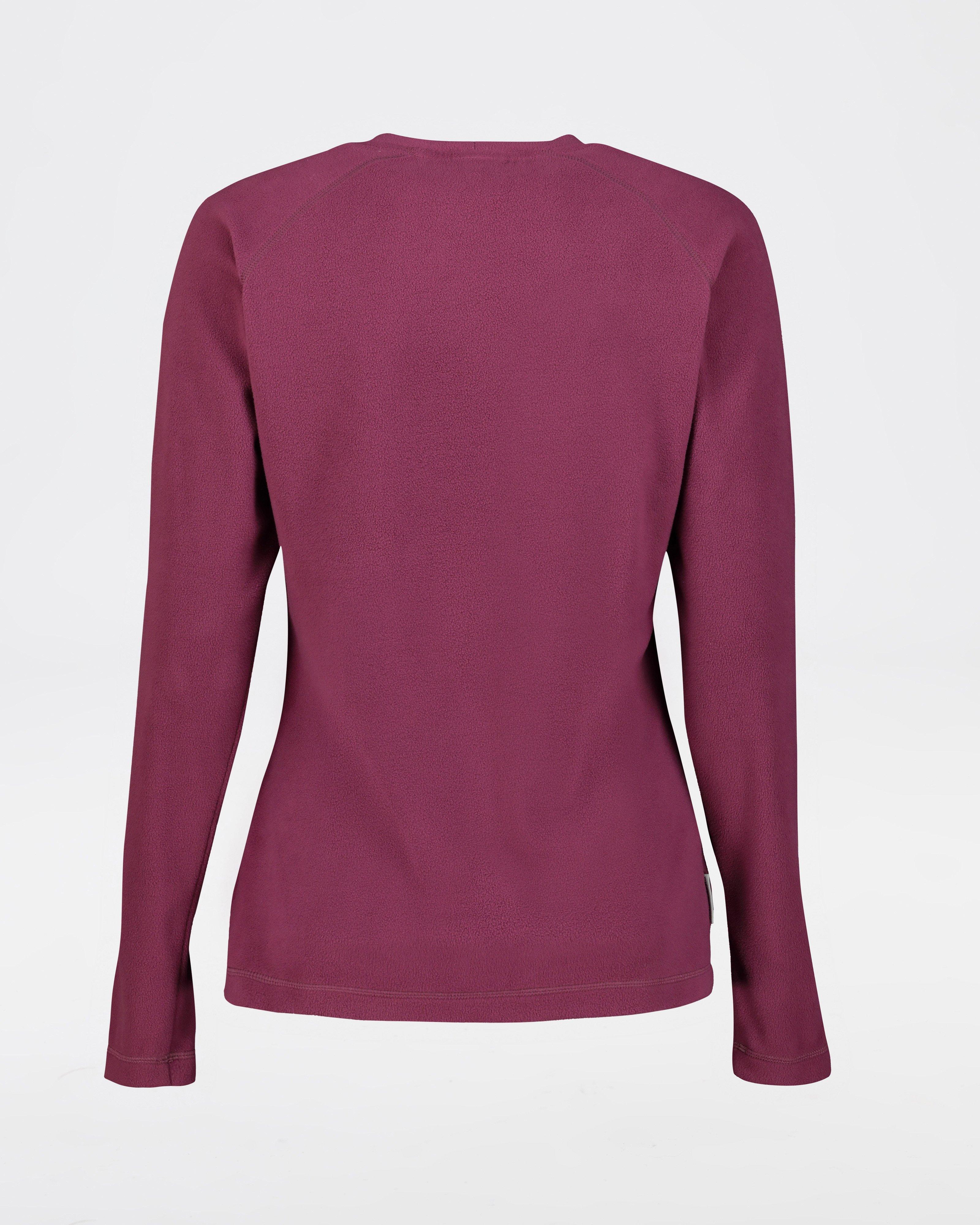 K-Way Women's Iris ECO Crewneck Fleece Top -  Plum