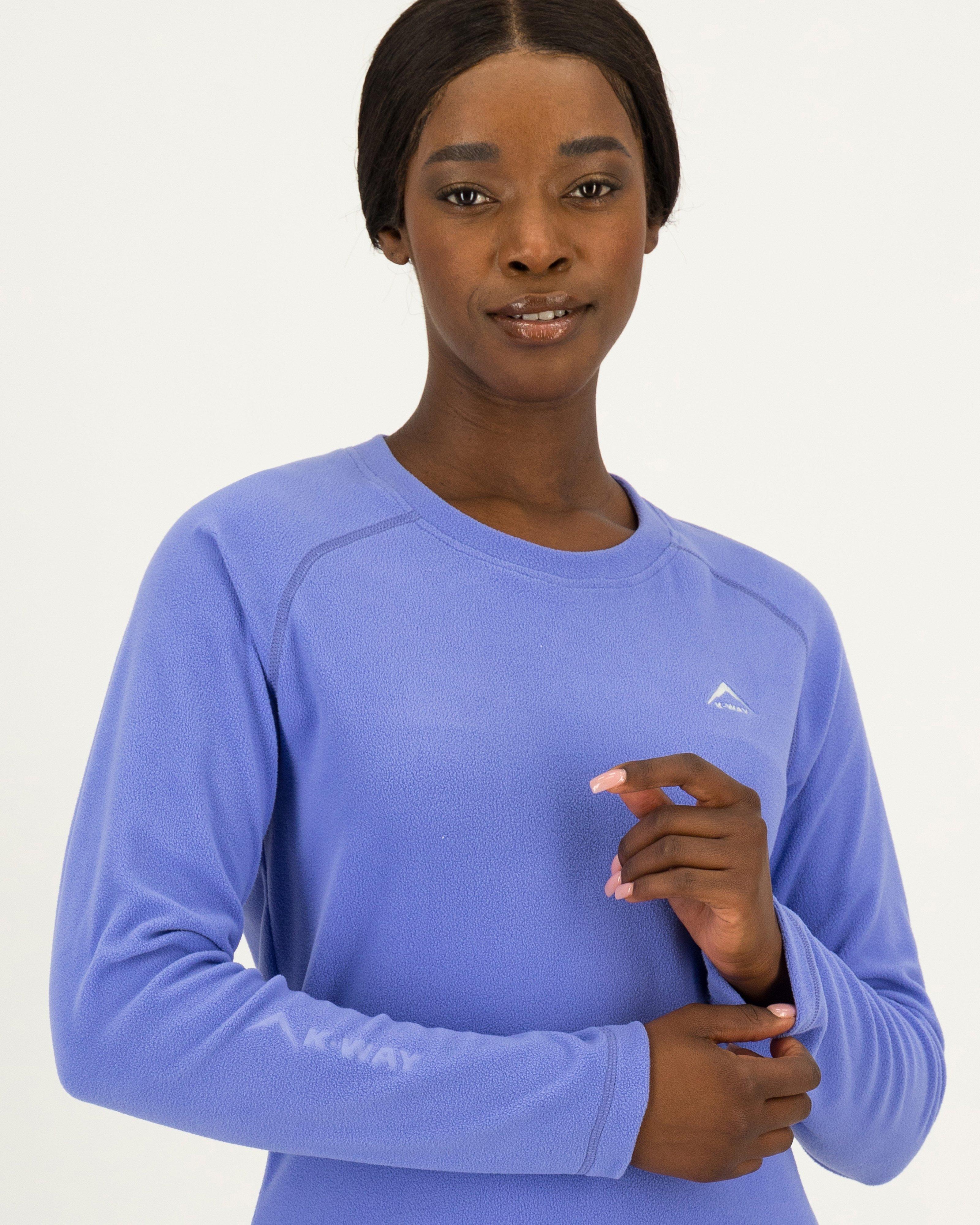 K-Way Women's Iris ECO Crewneck Fleece Top -  Lavender