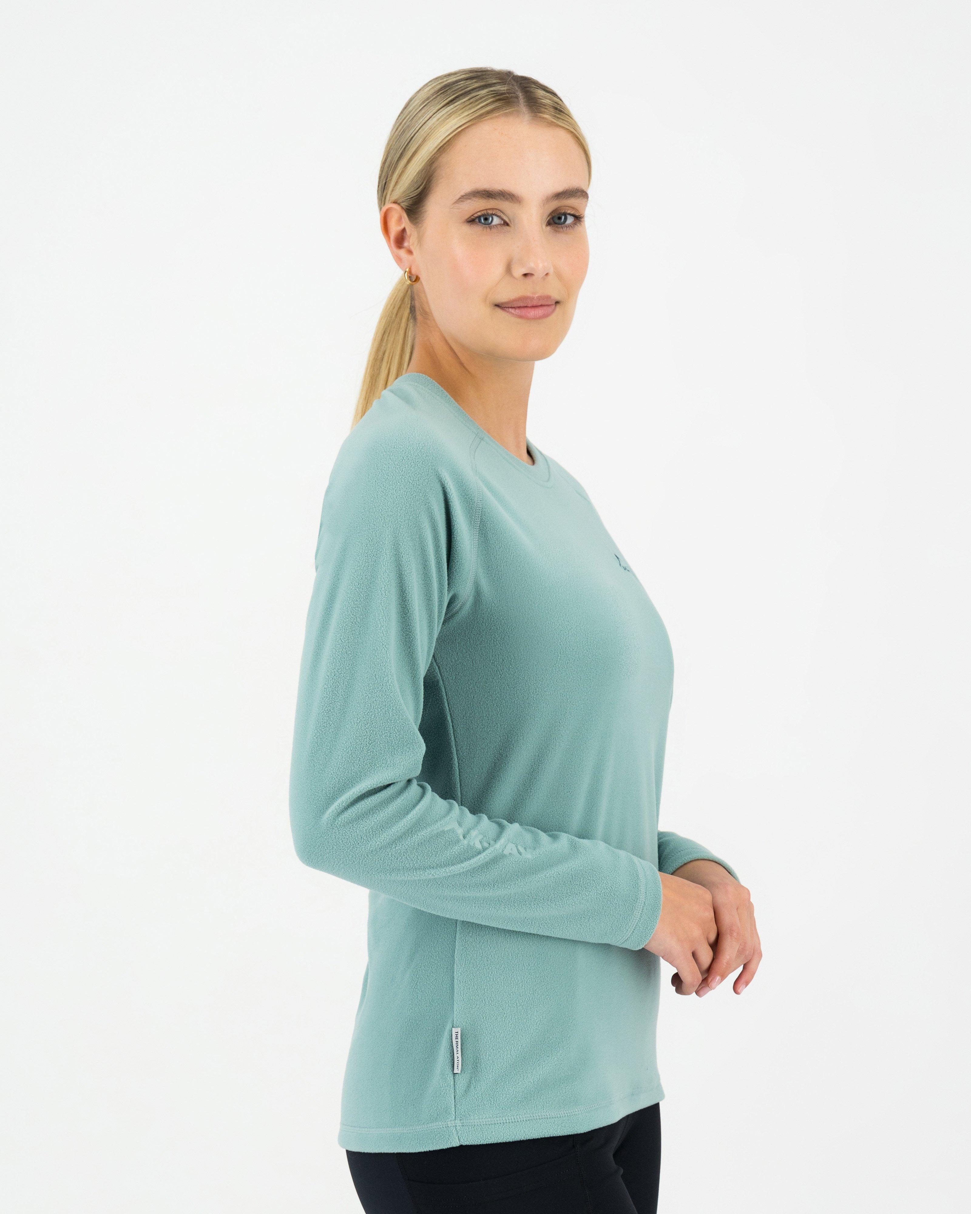 K-Way Women's Iris ECO Crewneck Fleece Top -  Jade