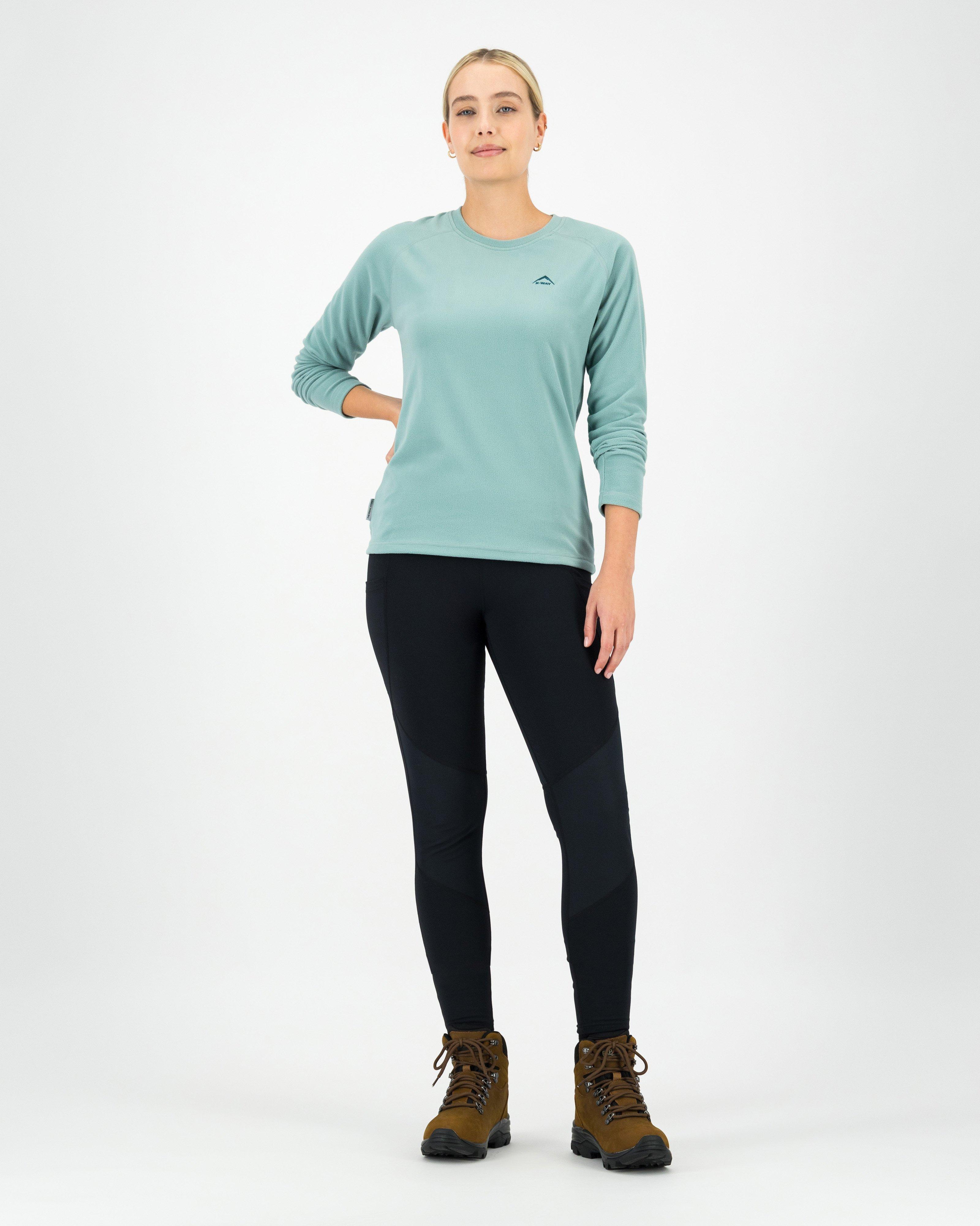 K-Way Women's Iris ECO Crewneck Fleece Top -  Jade