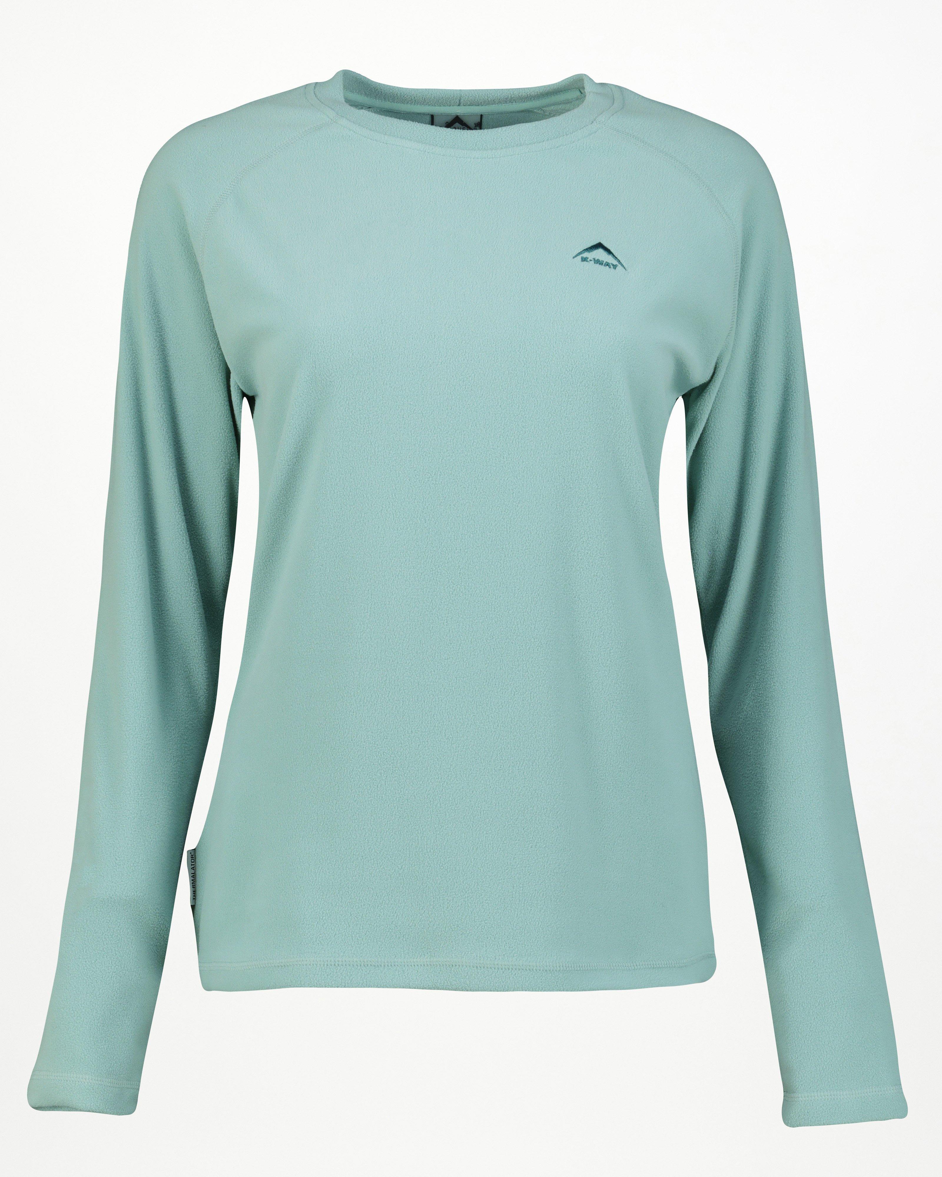 K-Way Women's Iris ECO Crewneck Fleece Top -  Jade