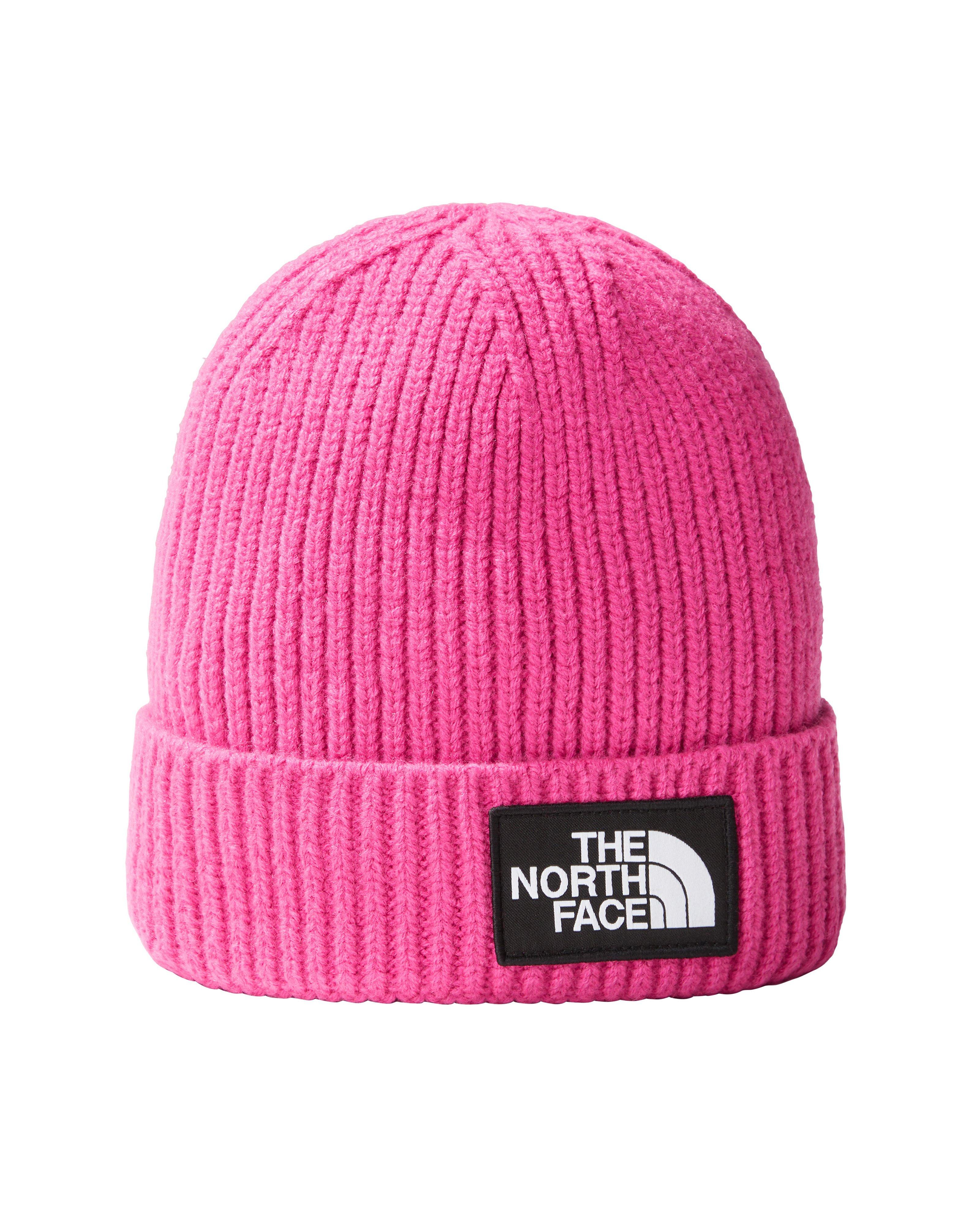 The North Face Kids Box Logo Cuffed Beanie -  Pink