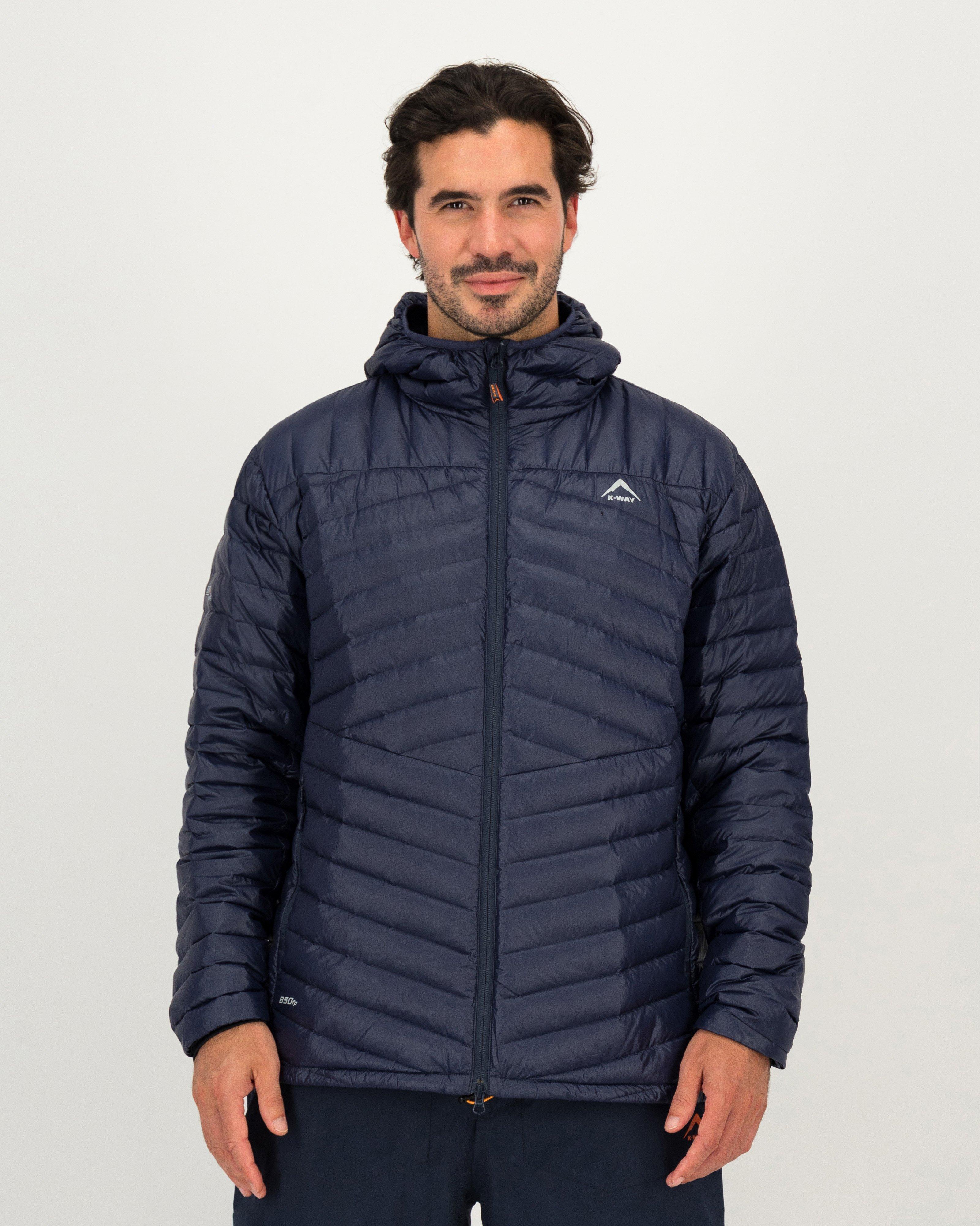 K-Way Expedition Series Men’s Kili 2.0 Hooded Down Jacket -  Navy