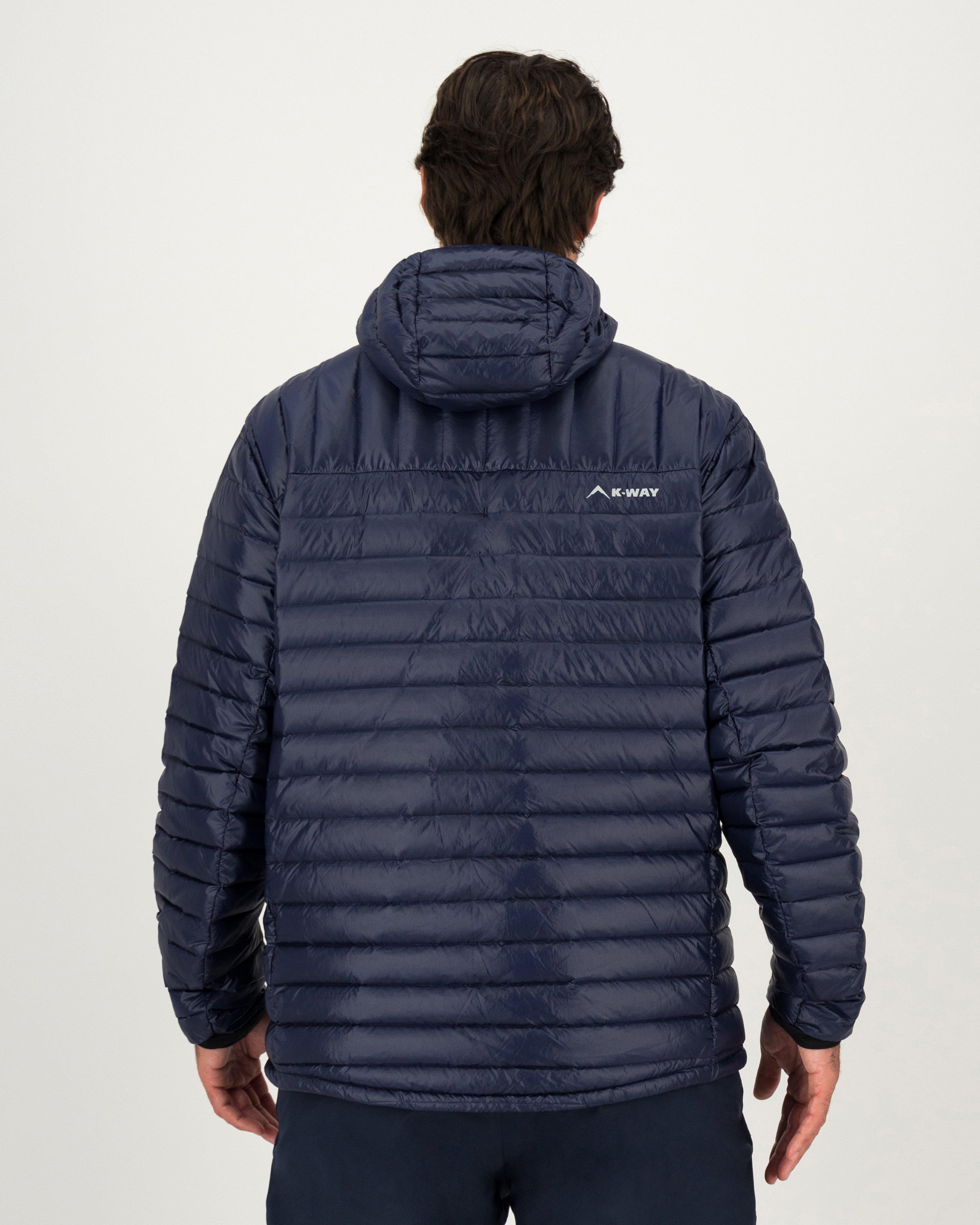 K-Way Expedition Series Men’s Kili 2.0 Hooded Down Jacket -  Navy