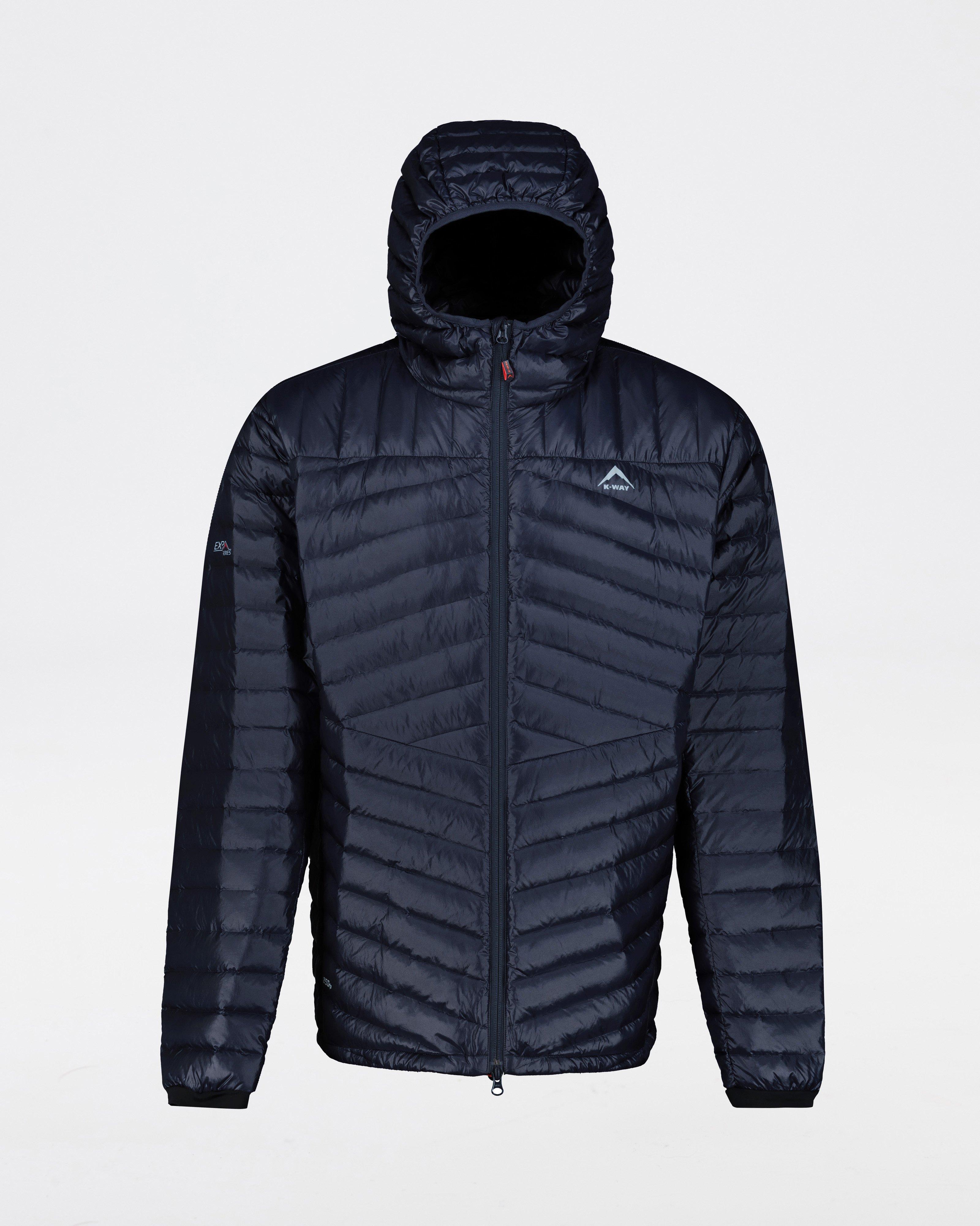 K-Way Expedition Series Men’s Kili 2.0 Hooded Down Jacket -  Navy