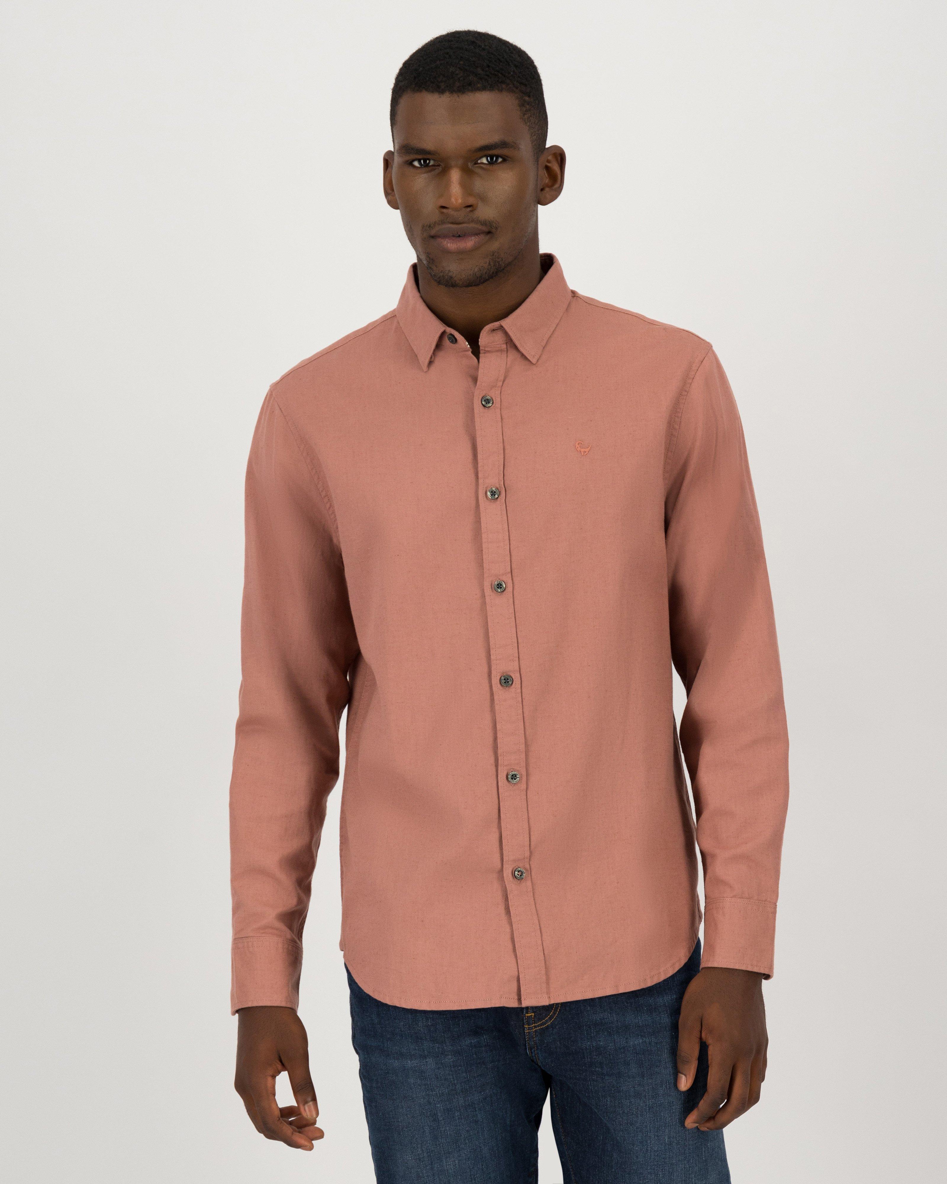 Classic fit outlet linen shirt