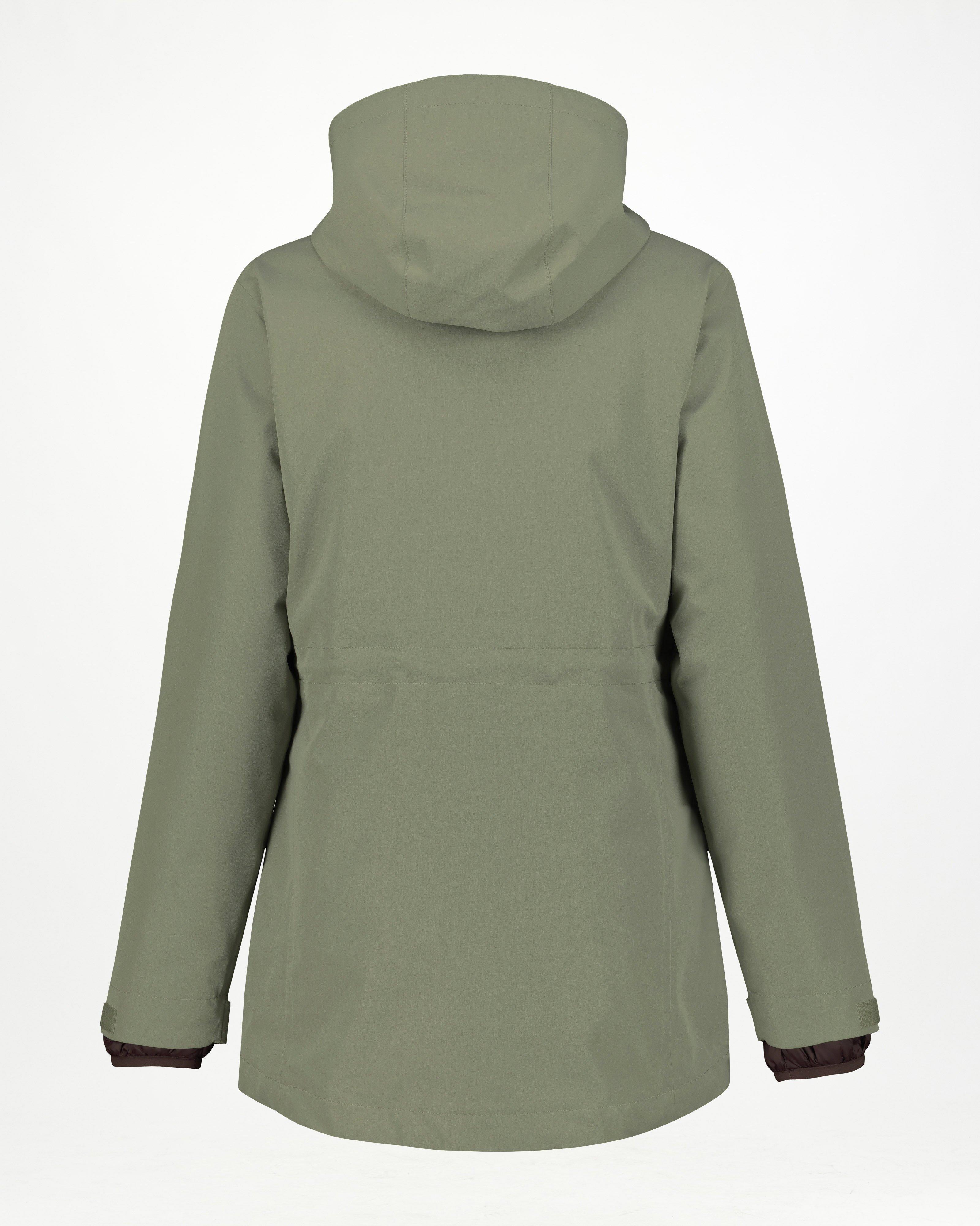 K-Way Women's Helicon 3-in-1 Jacket -  Fatigue
