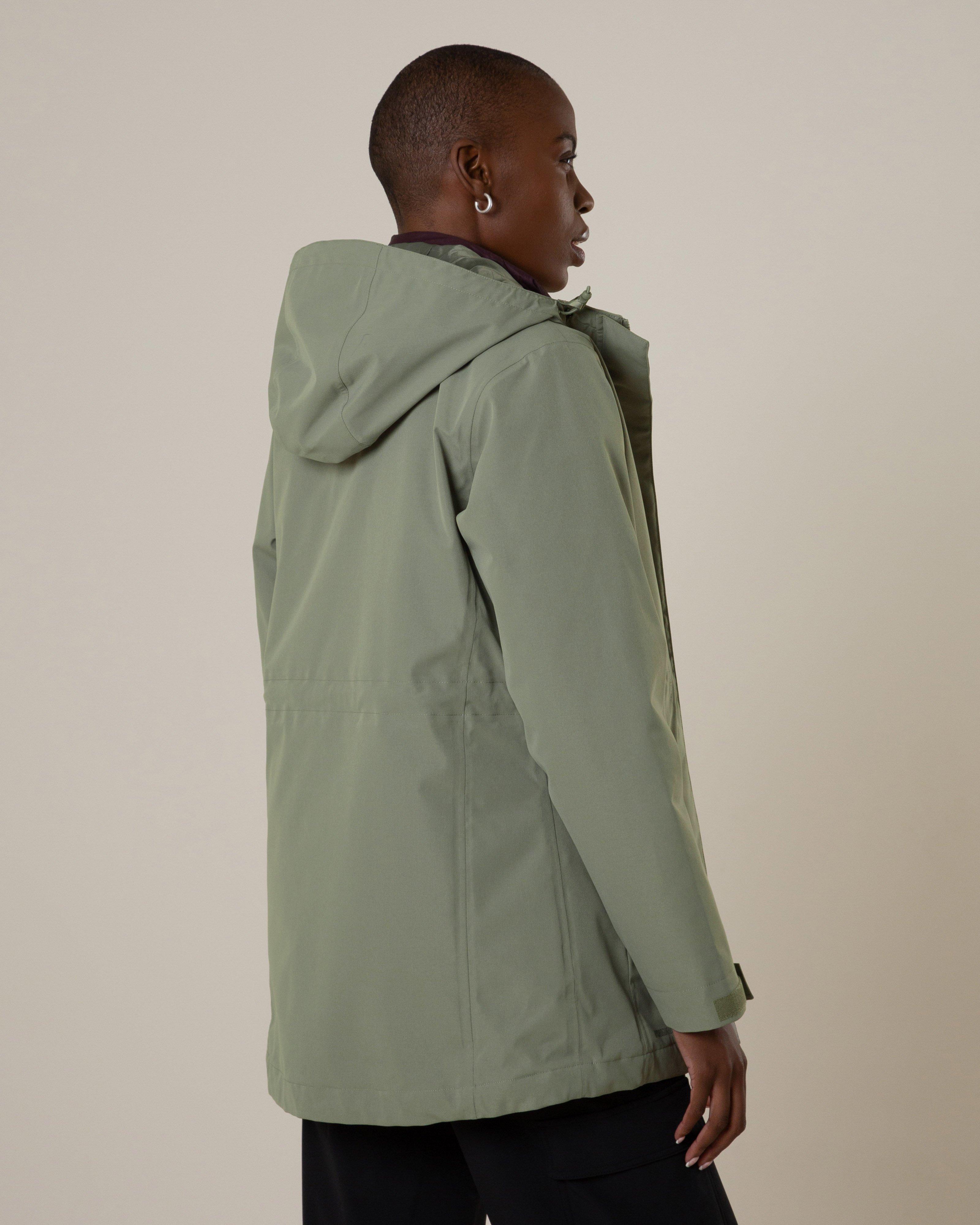 K-Way Women's Helicon 3-in-1 Jacket -  Fatigue