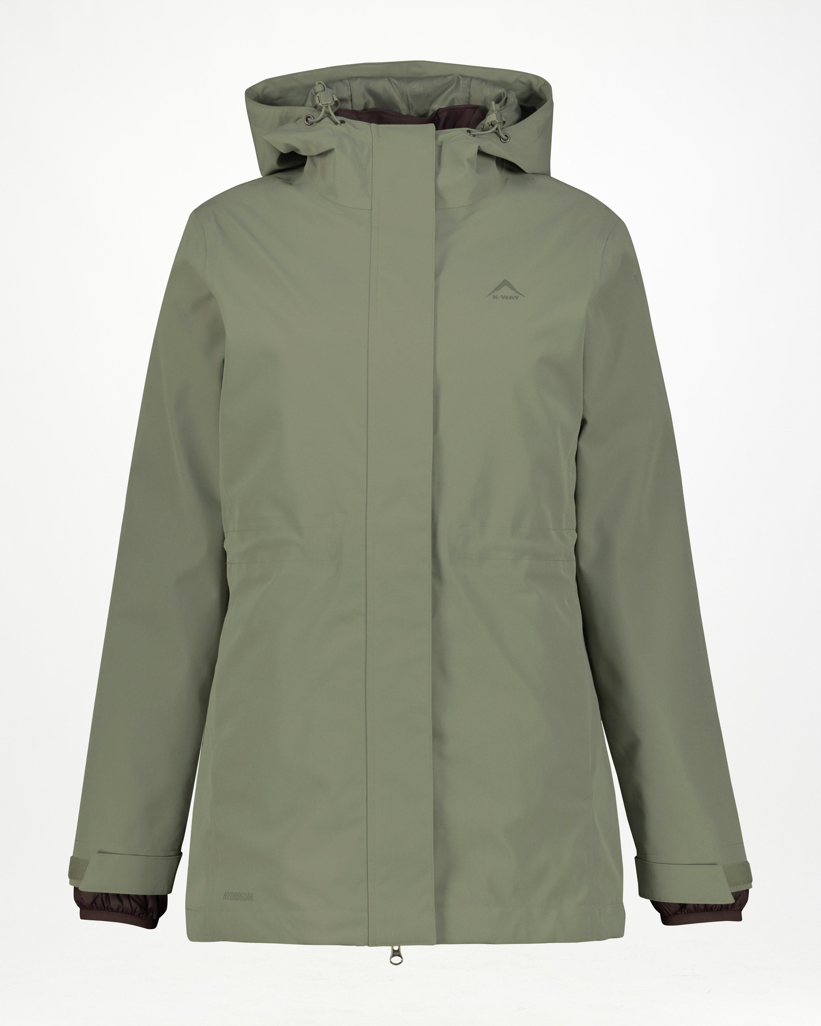K-Way Women's Helicon 3-in-1 Jacket -  Fatigue