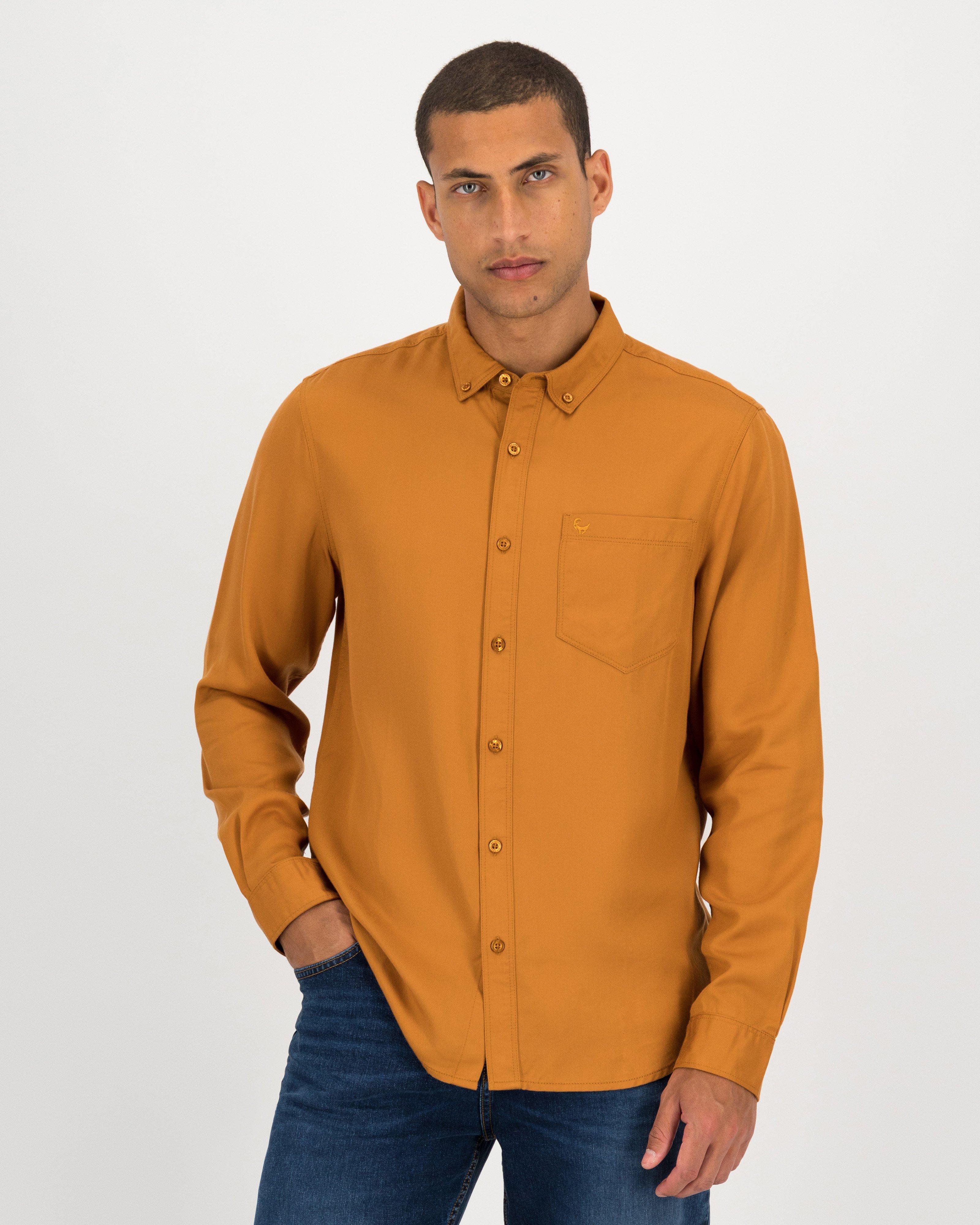 Men's Cade Slim Fit Shirt -  Tan