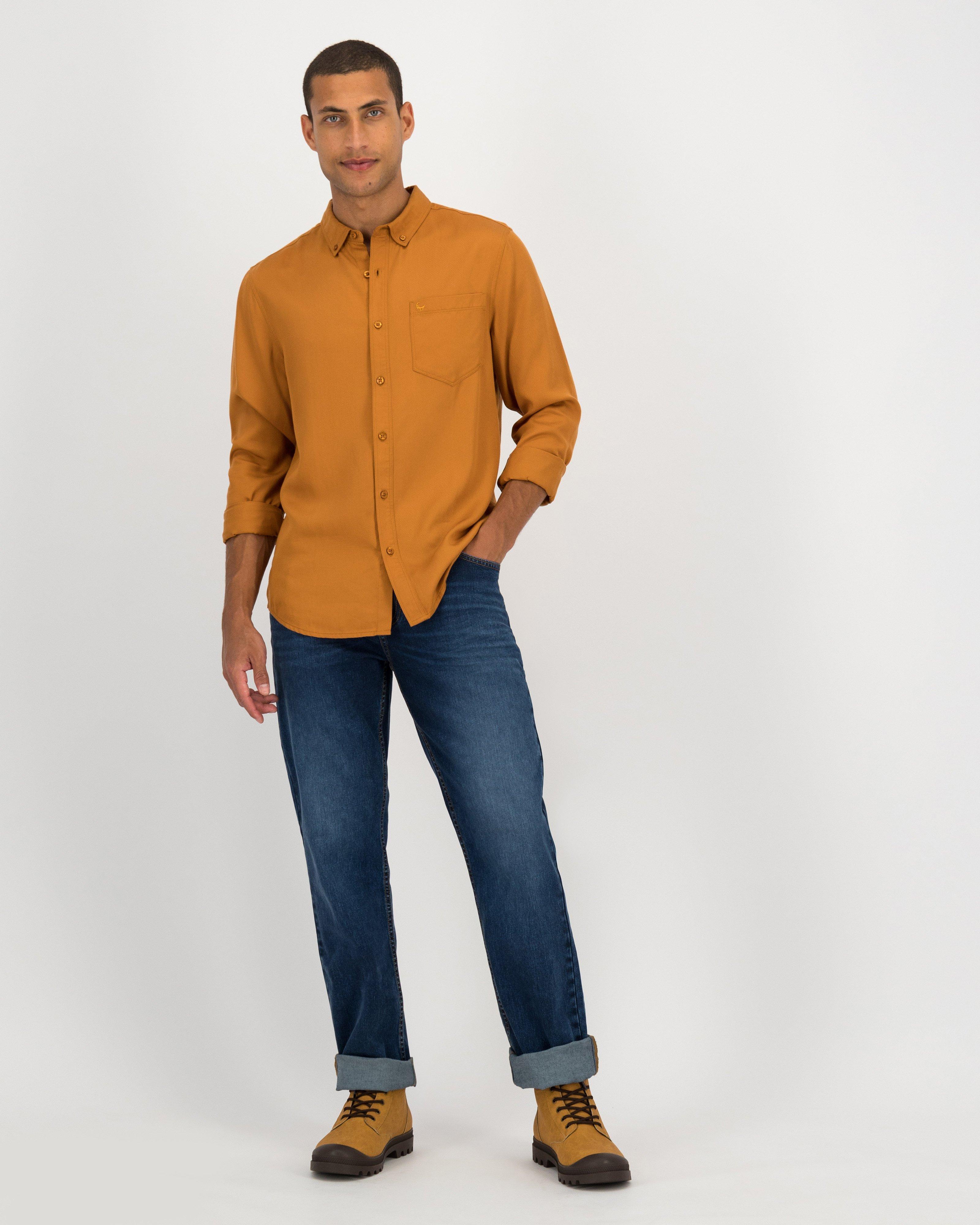 Men's Cade Slim Fit Shirt -  Tan